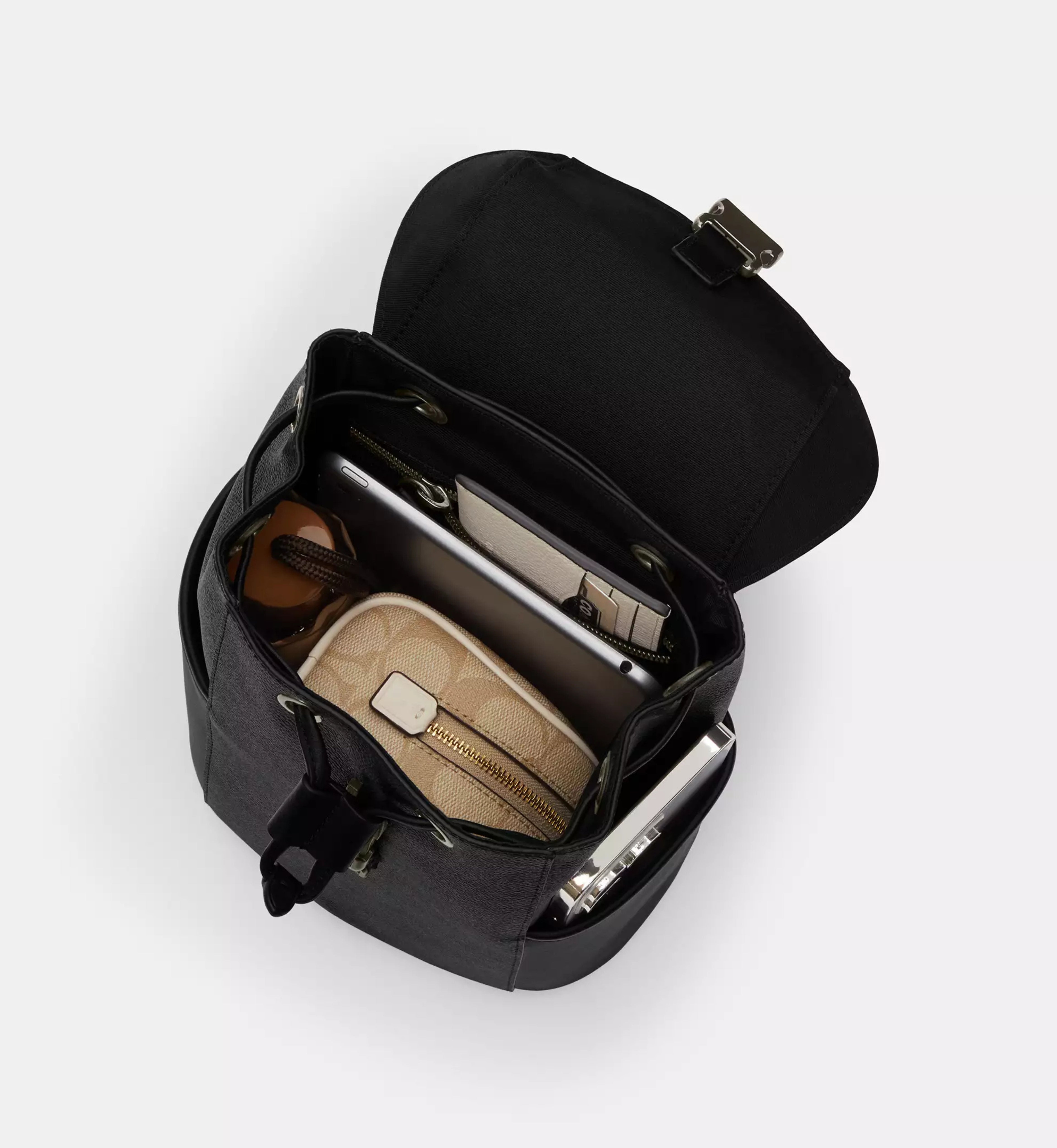 Coach Racer Pack 'Smooth Leather Gunmetal Black'
