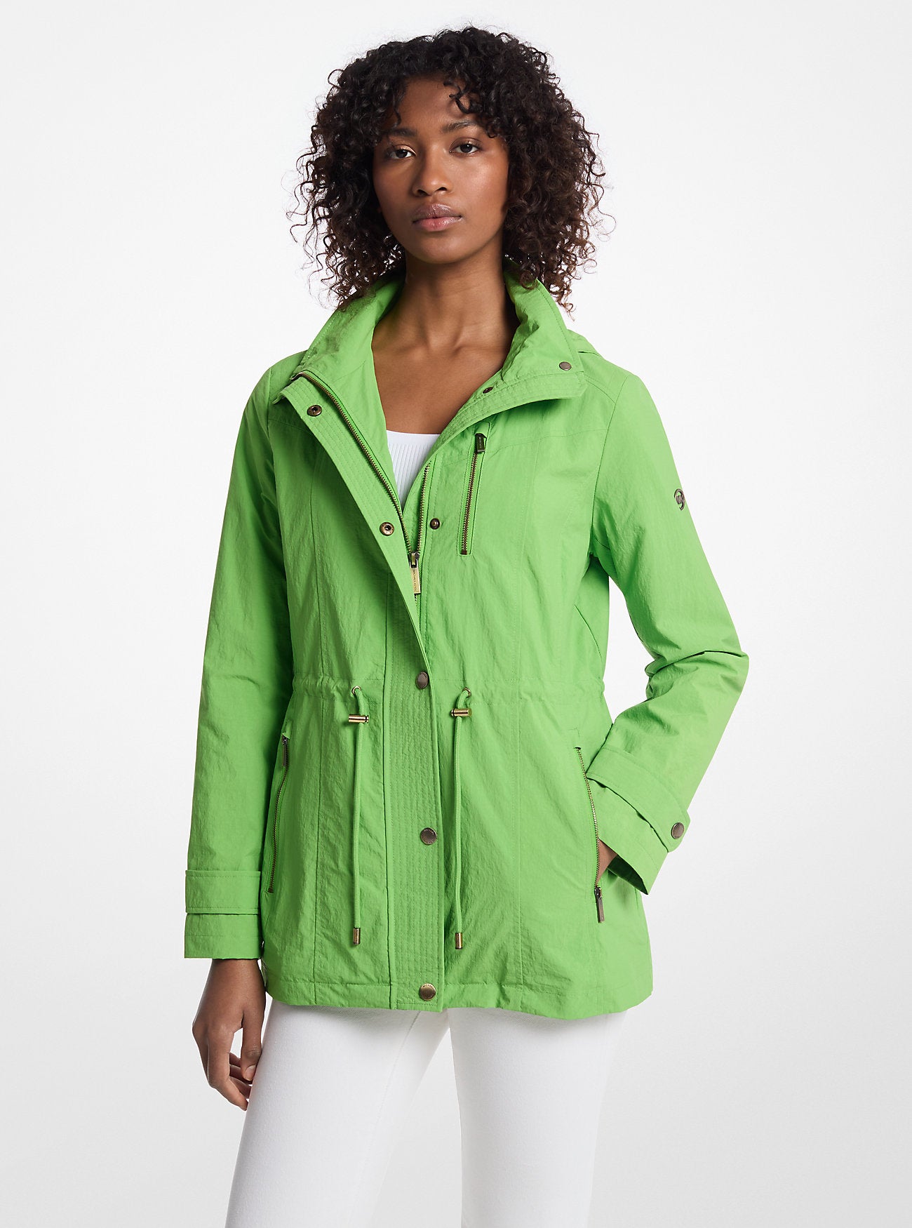Woven Hooded Anorak