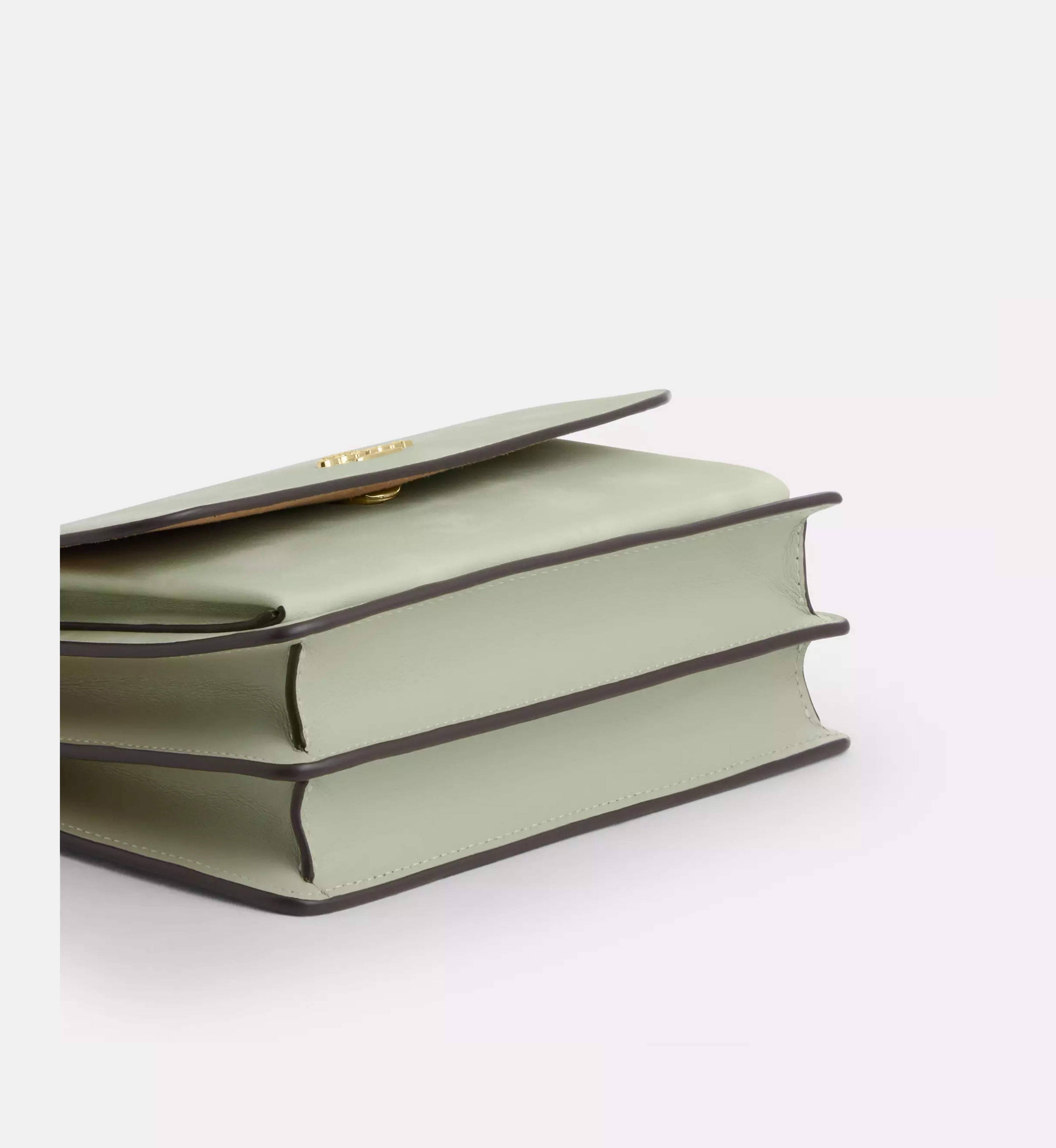 Coach Mini Klare Crossbody Bag With Floral Print 'Pebbled Leather Gold Pale Green'