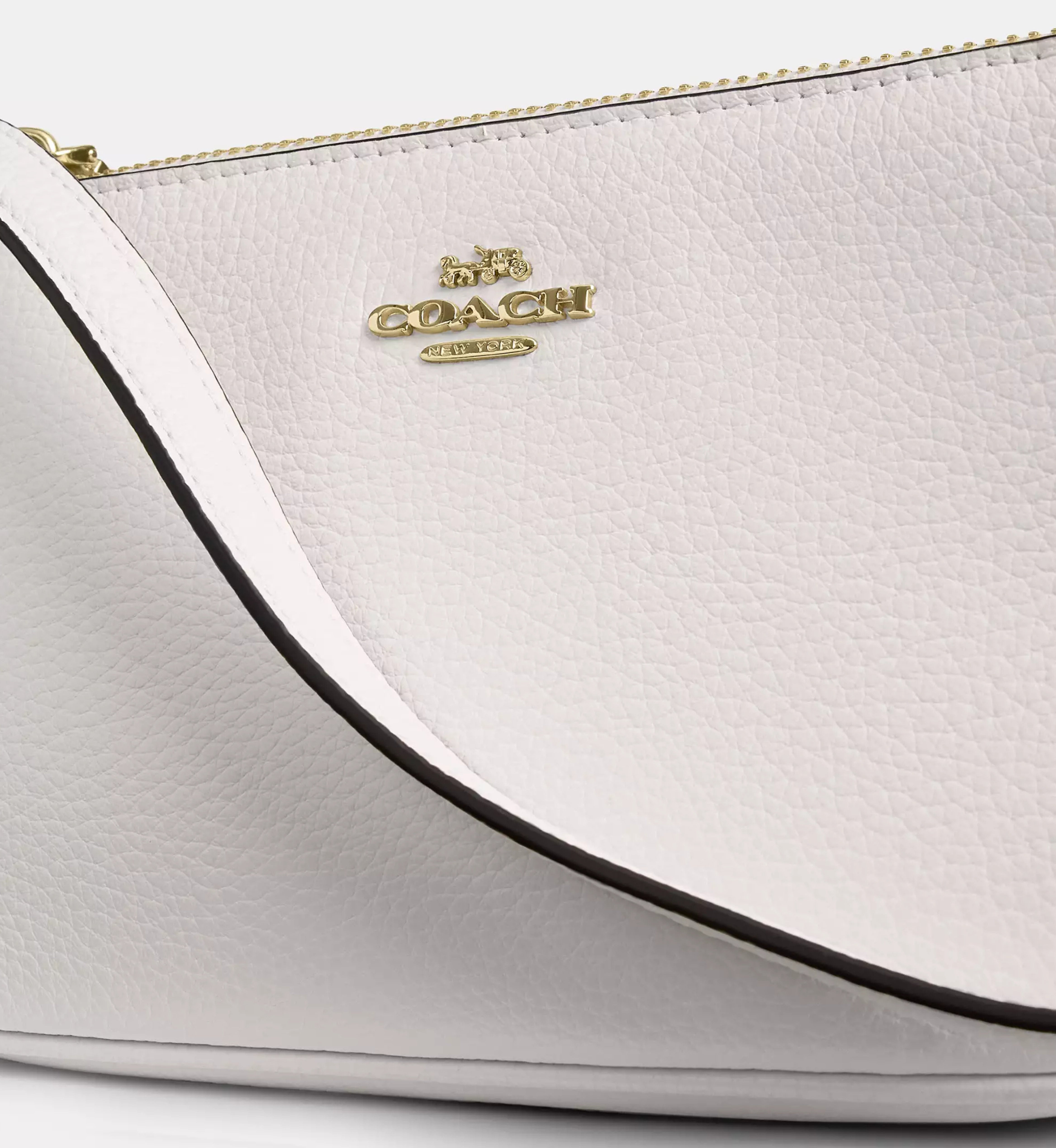 Coach Nolita 19 'Pebbled Leather Gold Chalk'