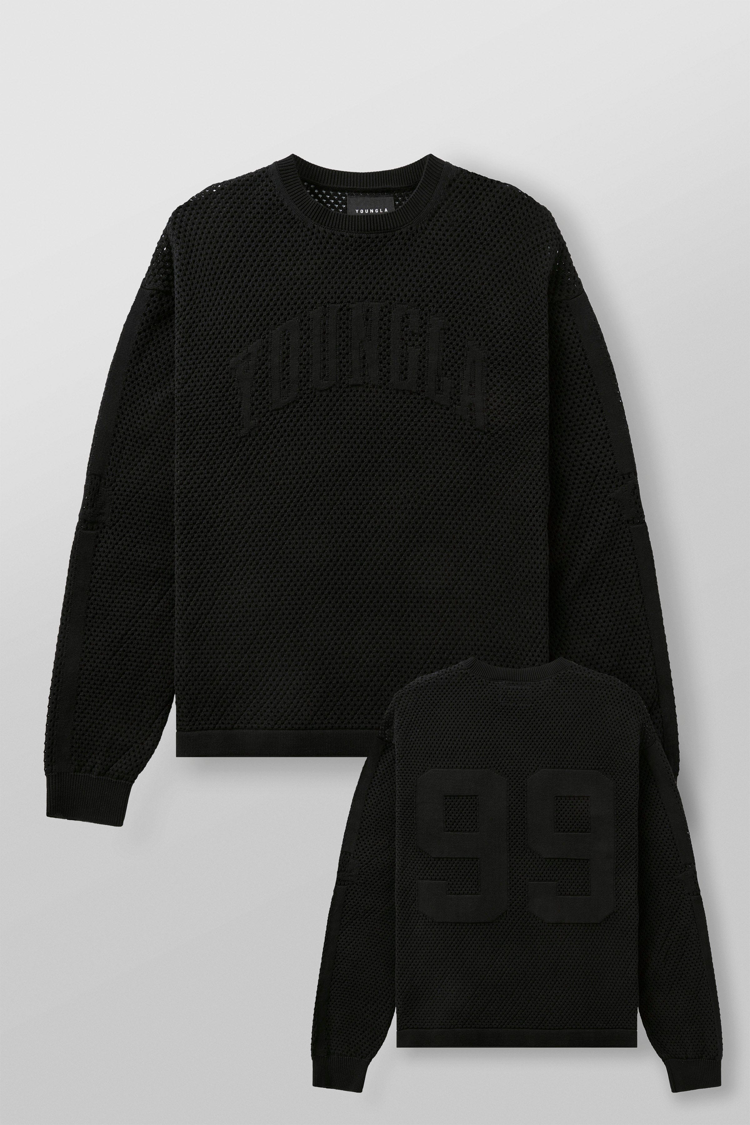 Young La 8016 - 99 Knit Longsleeves 'Black'