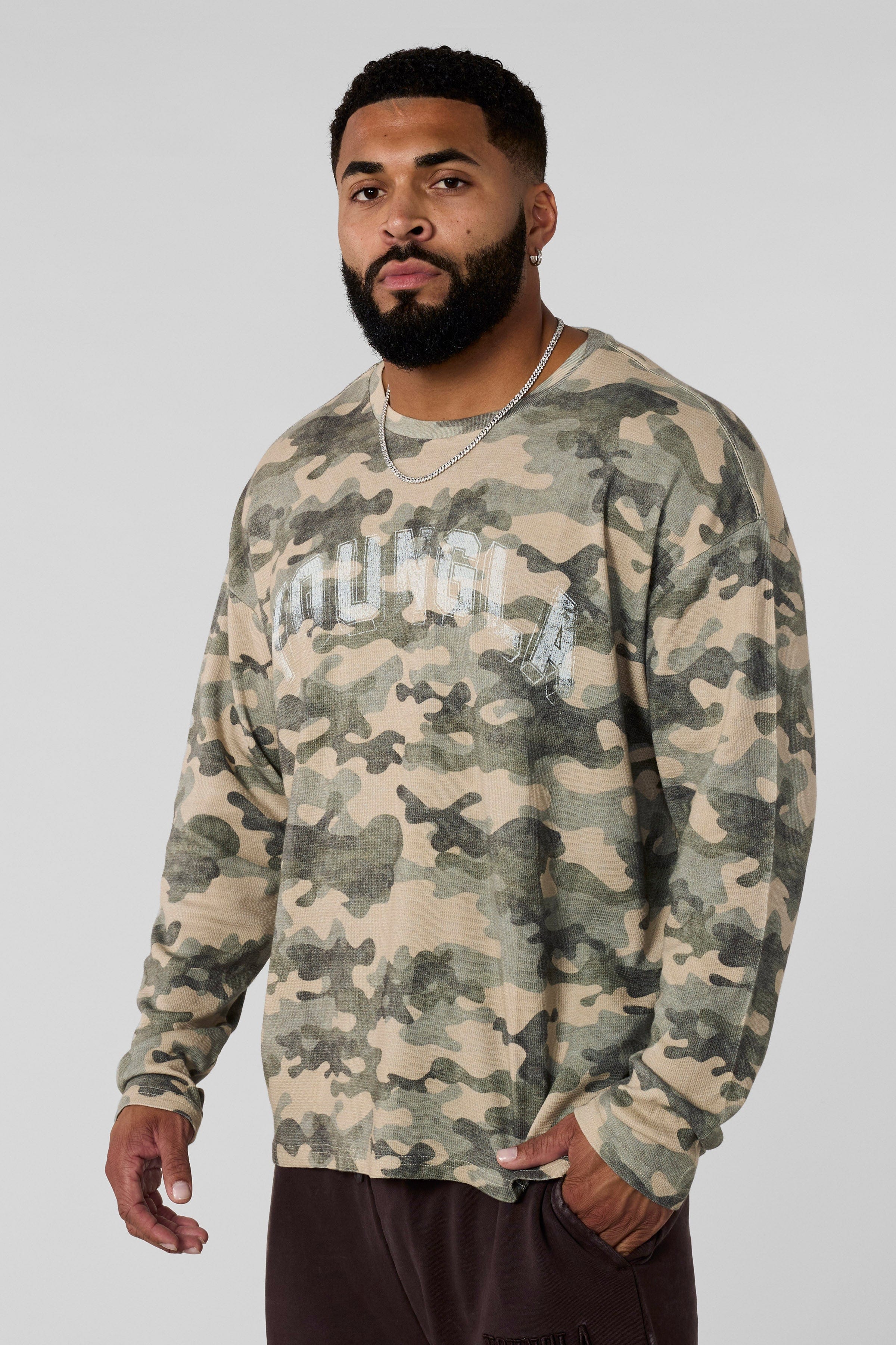 Young La 8054 - Thin Thermal Longsleeves 'OG Desert Camo'