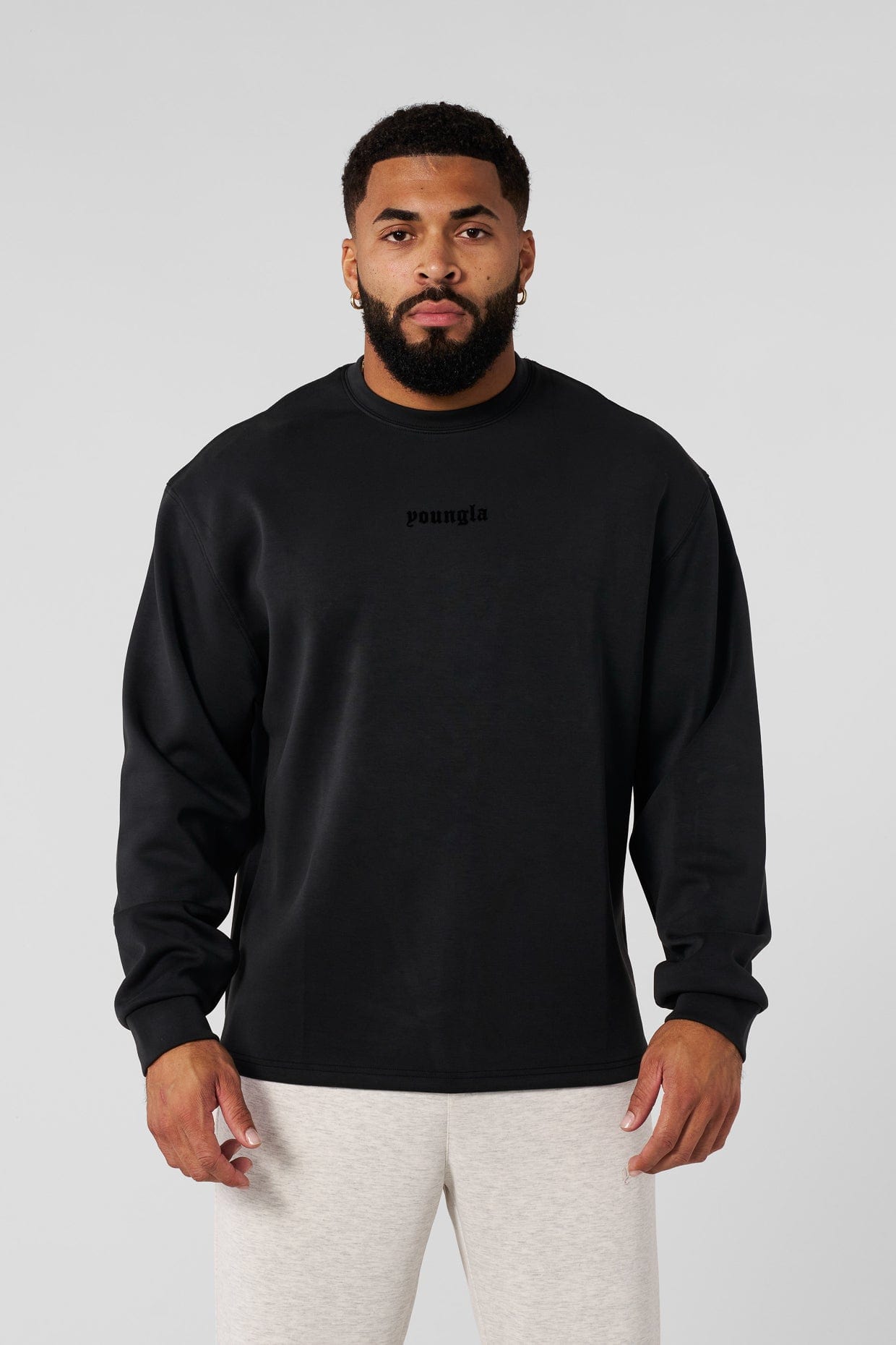 Young La 8078 - Soft AF Longsleeves 'Charcoal'