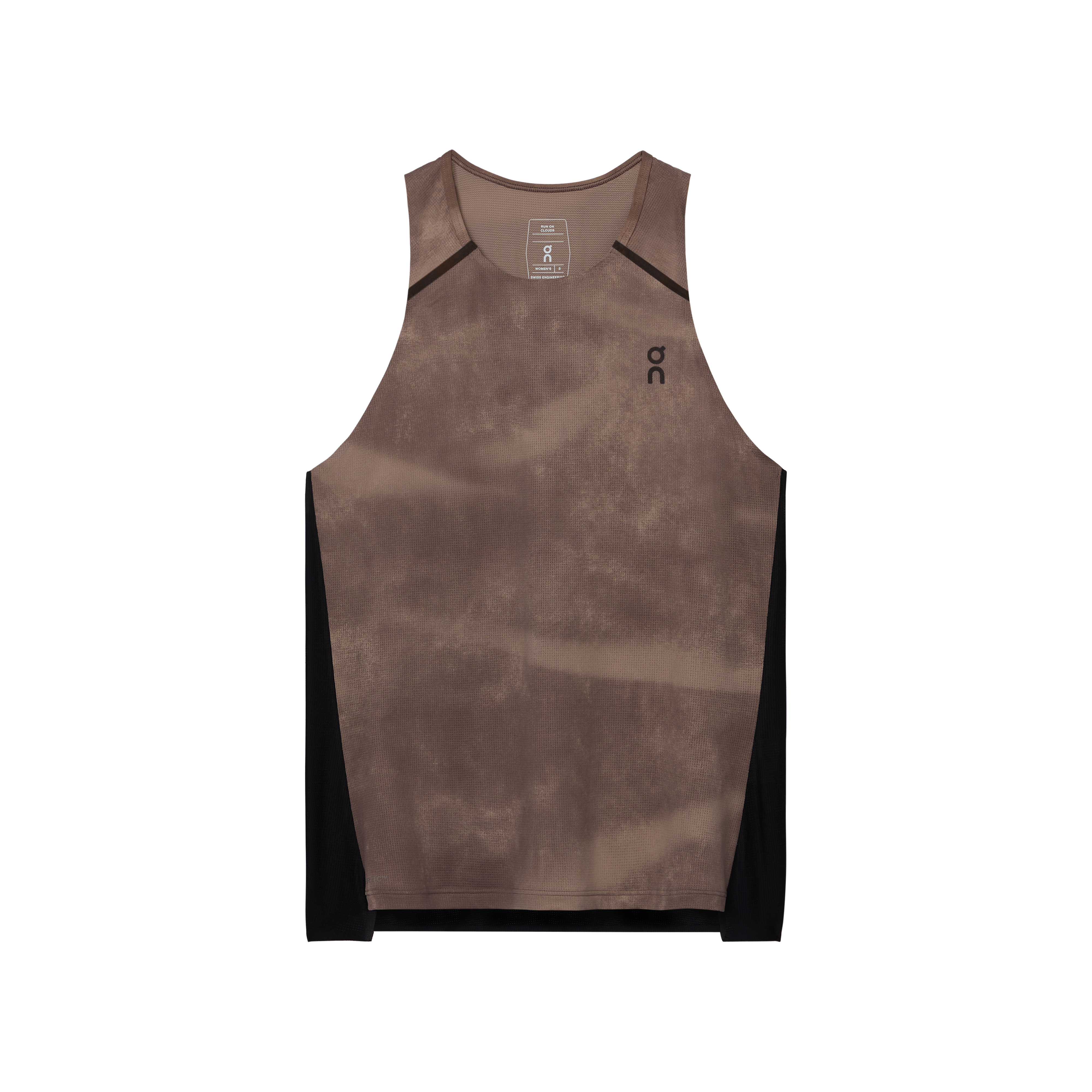 Performance Tank AOP 1 W Cinder | Black