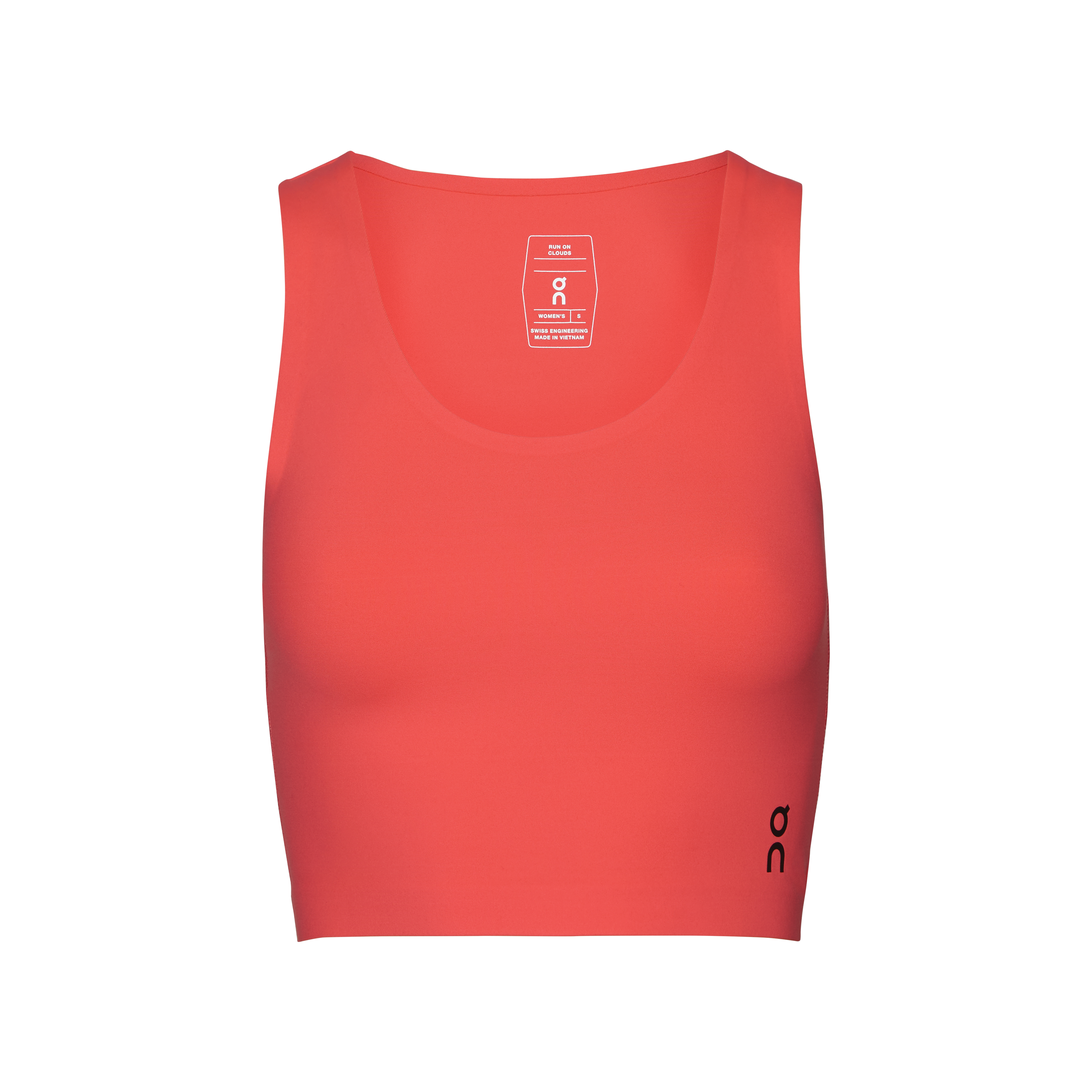 Studio Open Back Crop 1 W Coral