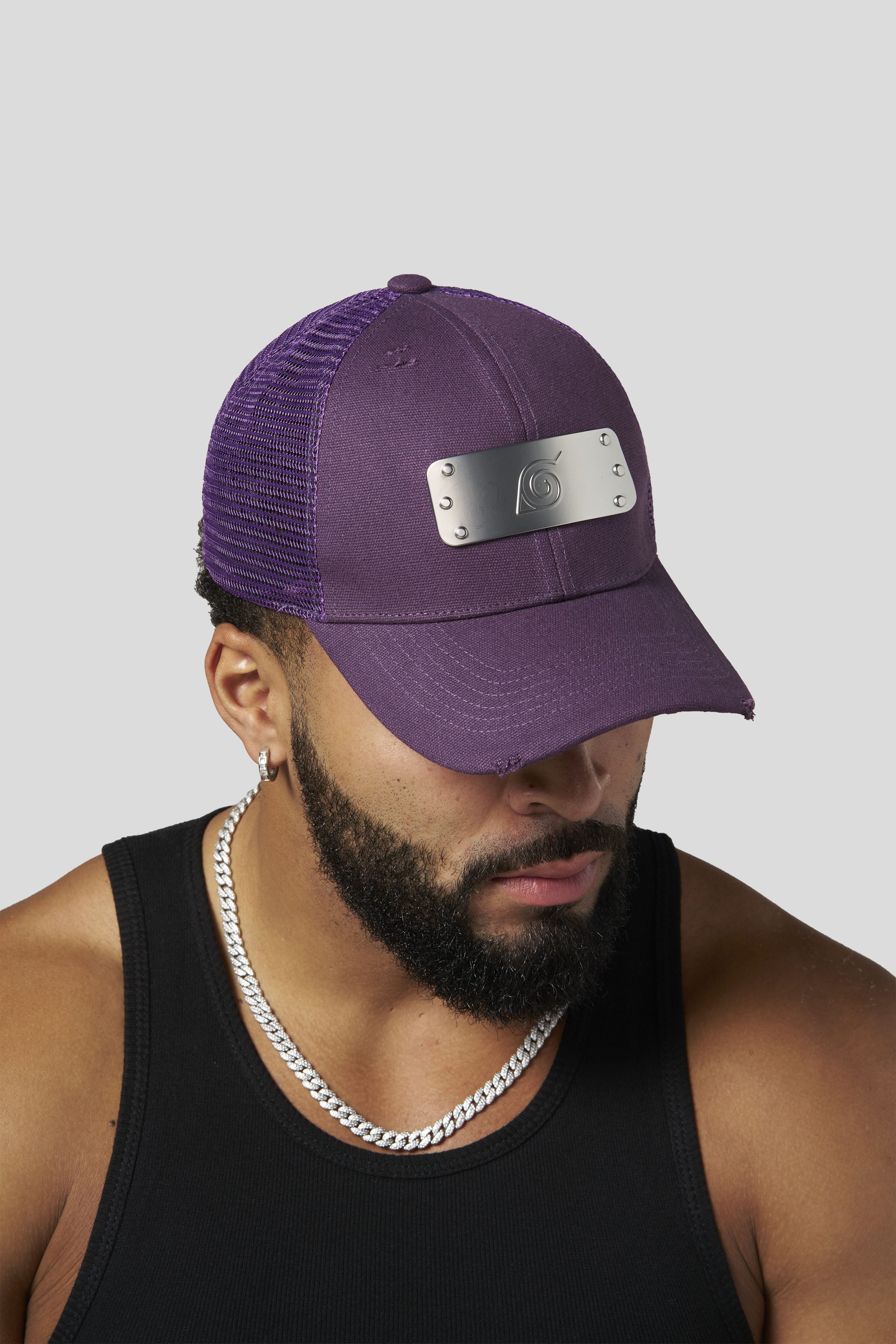 YoungLa 9049 - Naruto Forehead Protector Hats 'Purple'