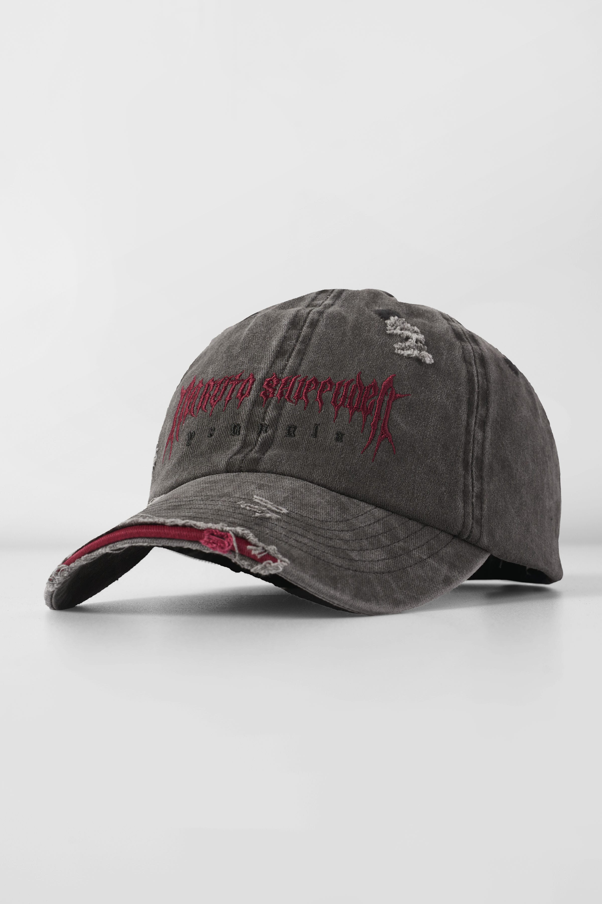 YoungLa 9137 - Naruto Washed Dad Hats 'Akatsuki Red'