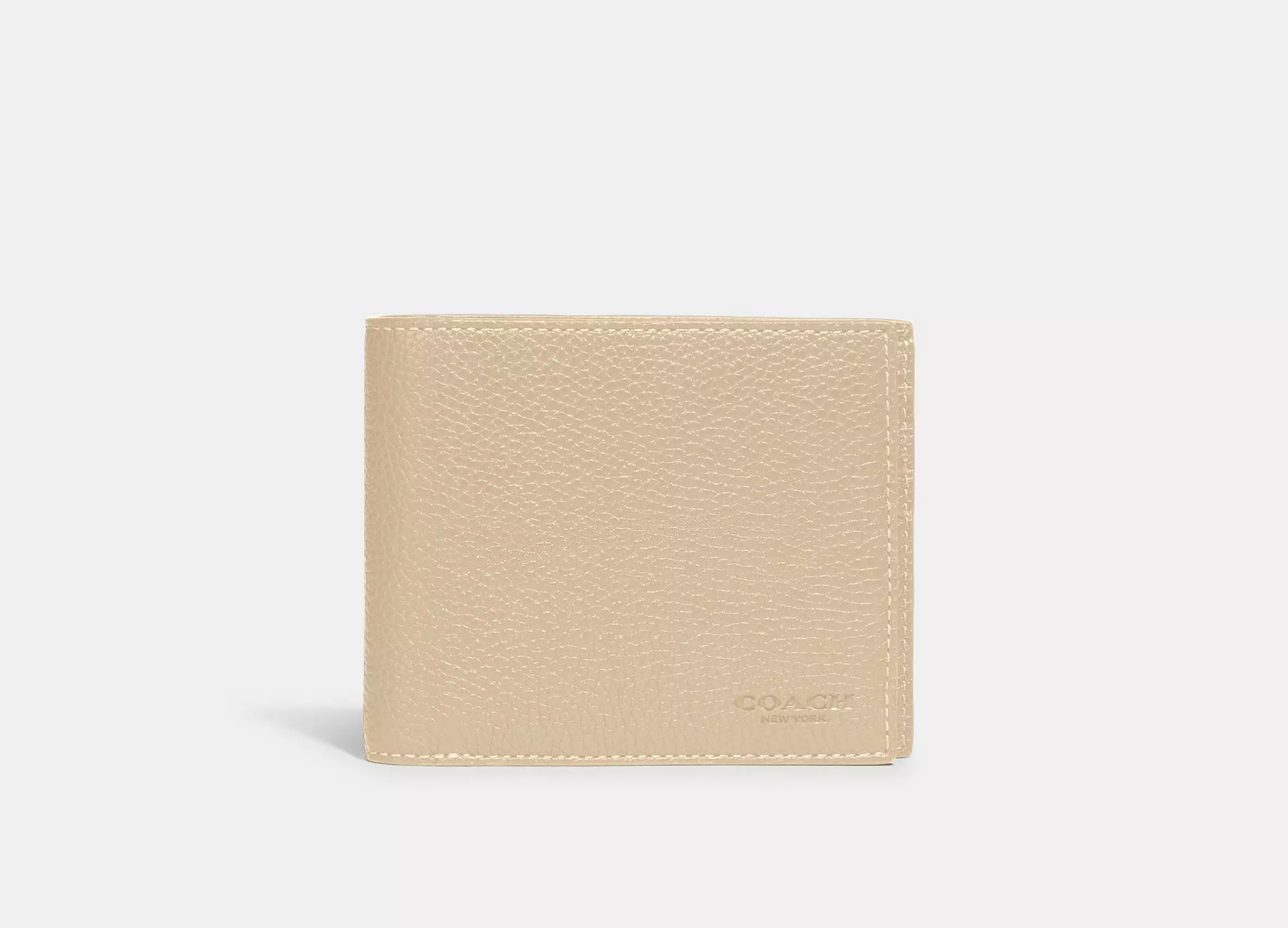Coach 3 In 1 Wallet In Signature Canvas -  Pebbled leather/Ivory