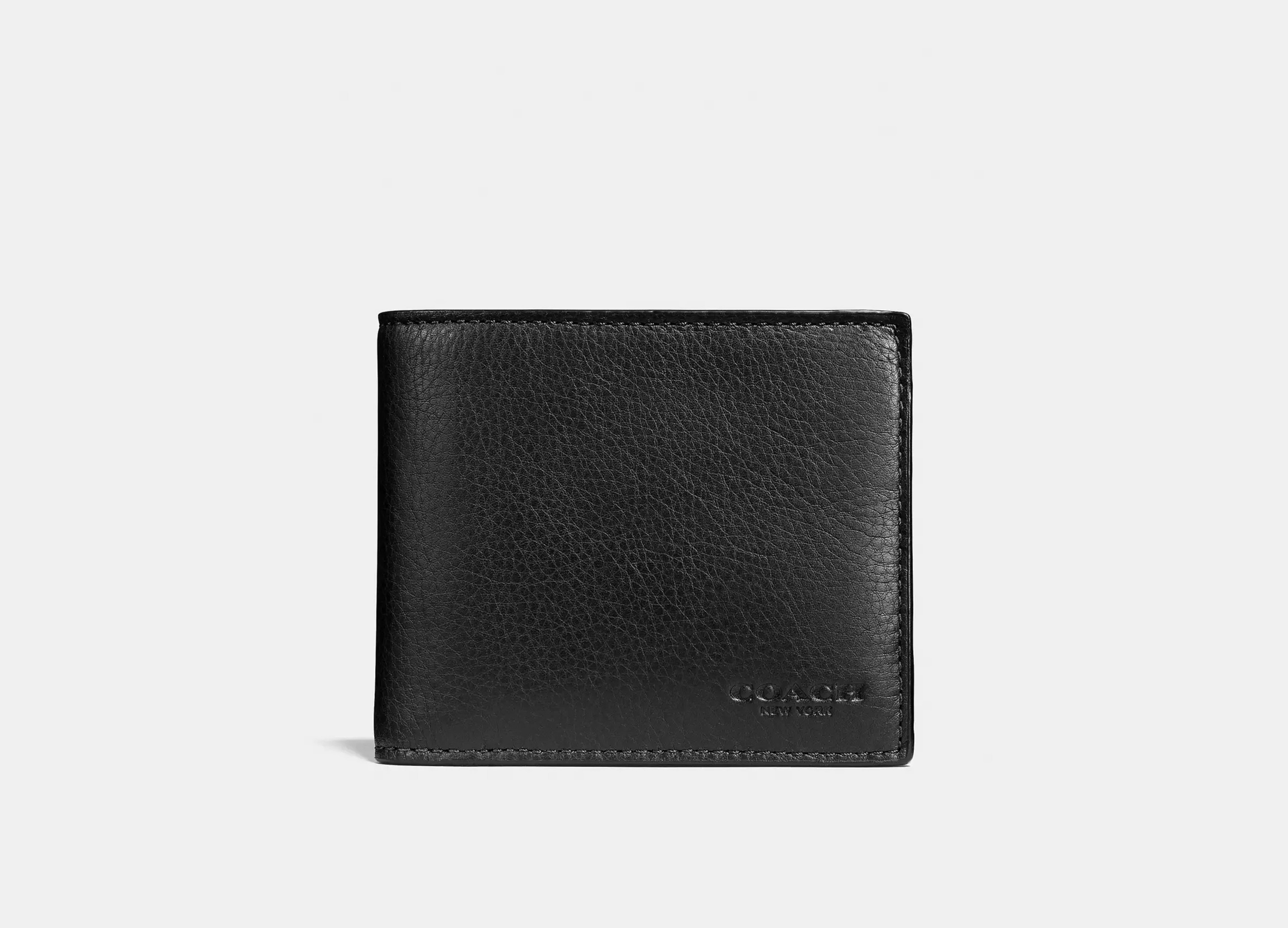 Coach 3 In 1 Wallet In Signature Canvas -  Smooth leather/Black