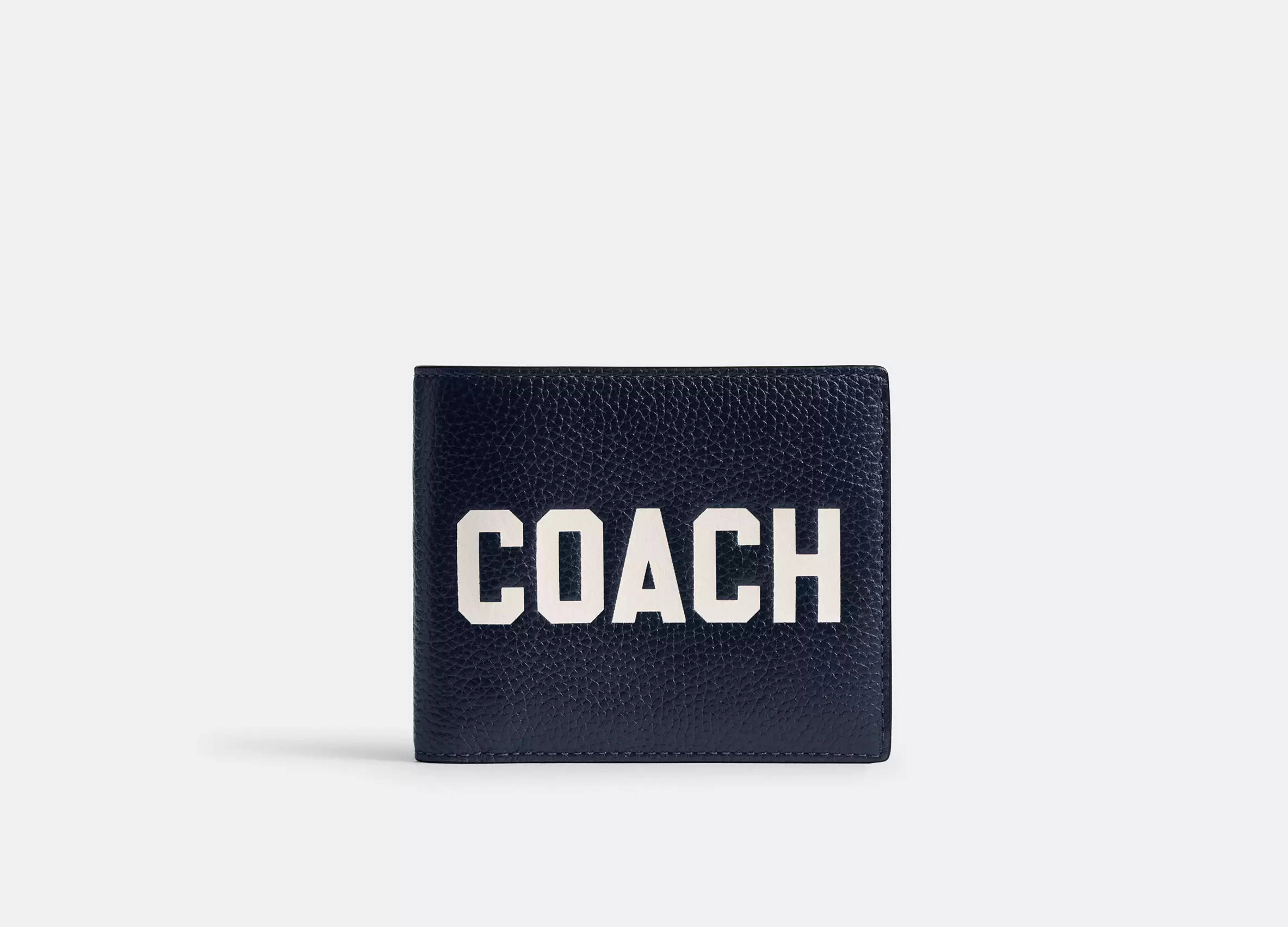 Coach 3 In 1 Wallet In Signature Canvas -  Pebbled leather/Dark Navy