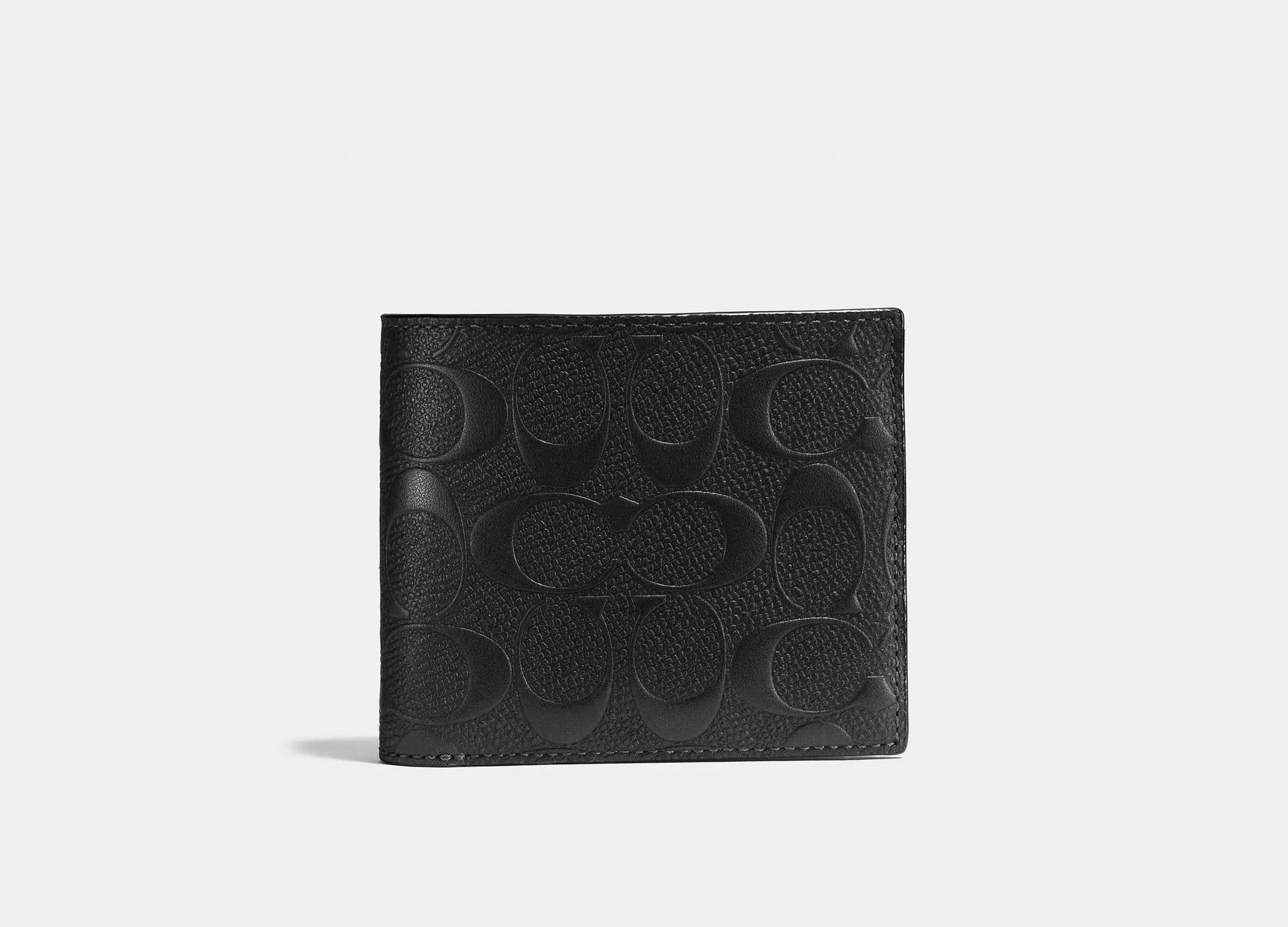 Coach 3 In 1 Wallet In Signature Canvas -  Smooth leather/Black