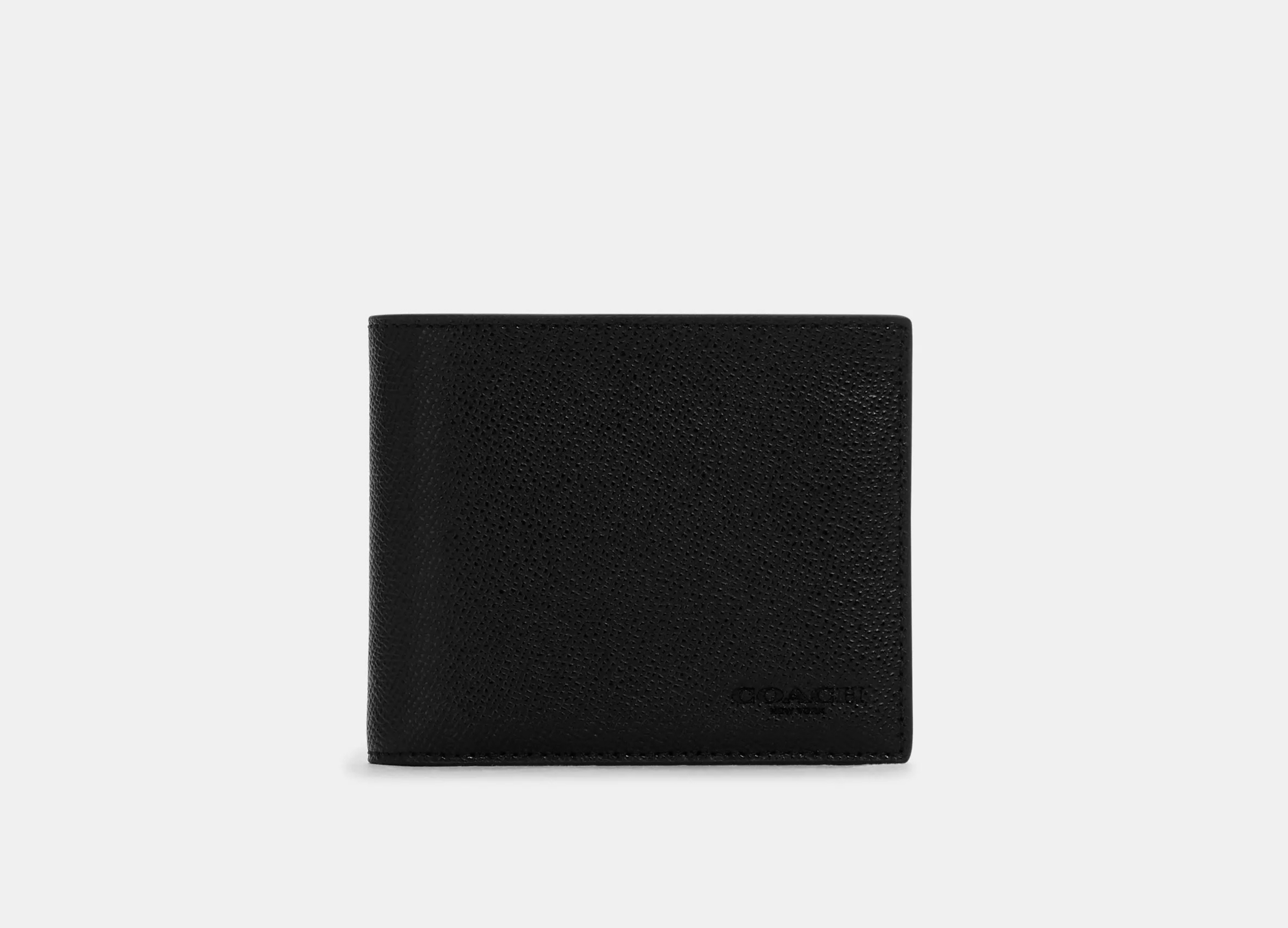 Coach 3 In 1 Wallet In Signature Canvas -  Crossgrain leather/Black
