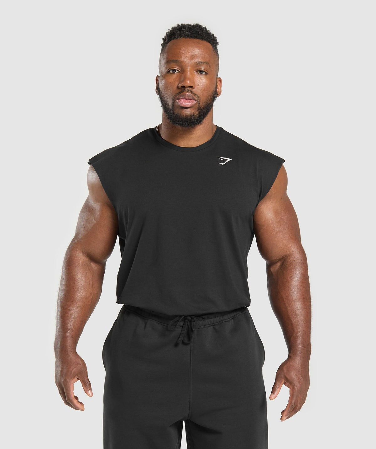 Gymshark Critical Cut Off Tank 'Black'