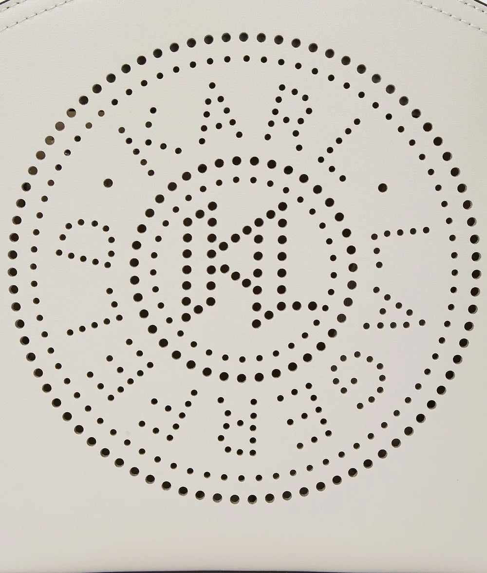KarlLagerfeld Kcircle Perforated Small Tote Bag Cement