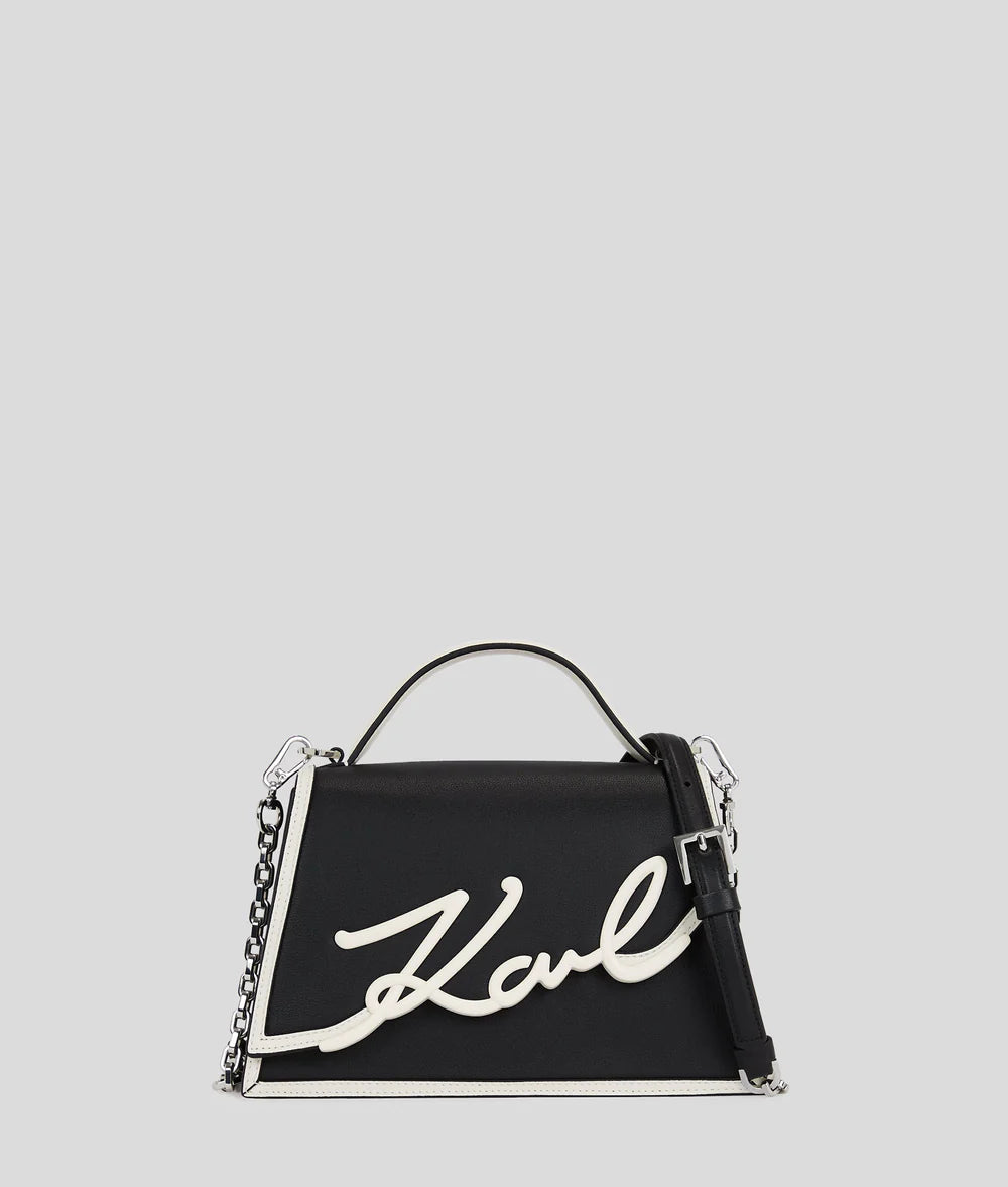 KarlLagerfeld Ksignature Small Crossbody Bag Black/White