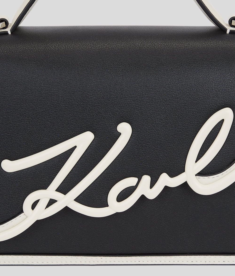 KarlLagerfeld Ksignature Small Crossbody Bag Black/White