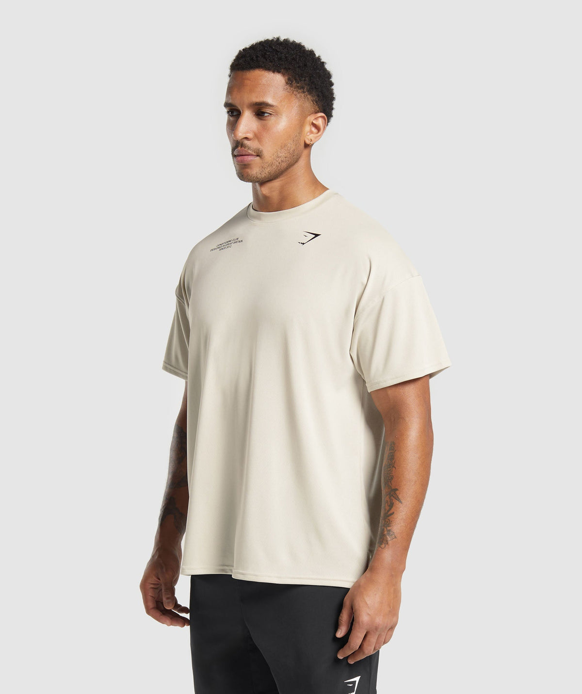 Gymshark Conditioning Club Oversized T-Shirt 'Pebble Grey'