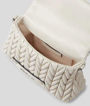KarlLagerfeld Kweave Crossbody Bag Cement