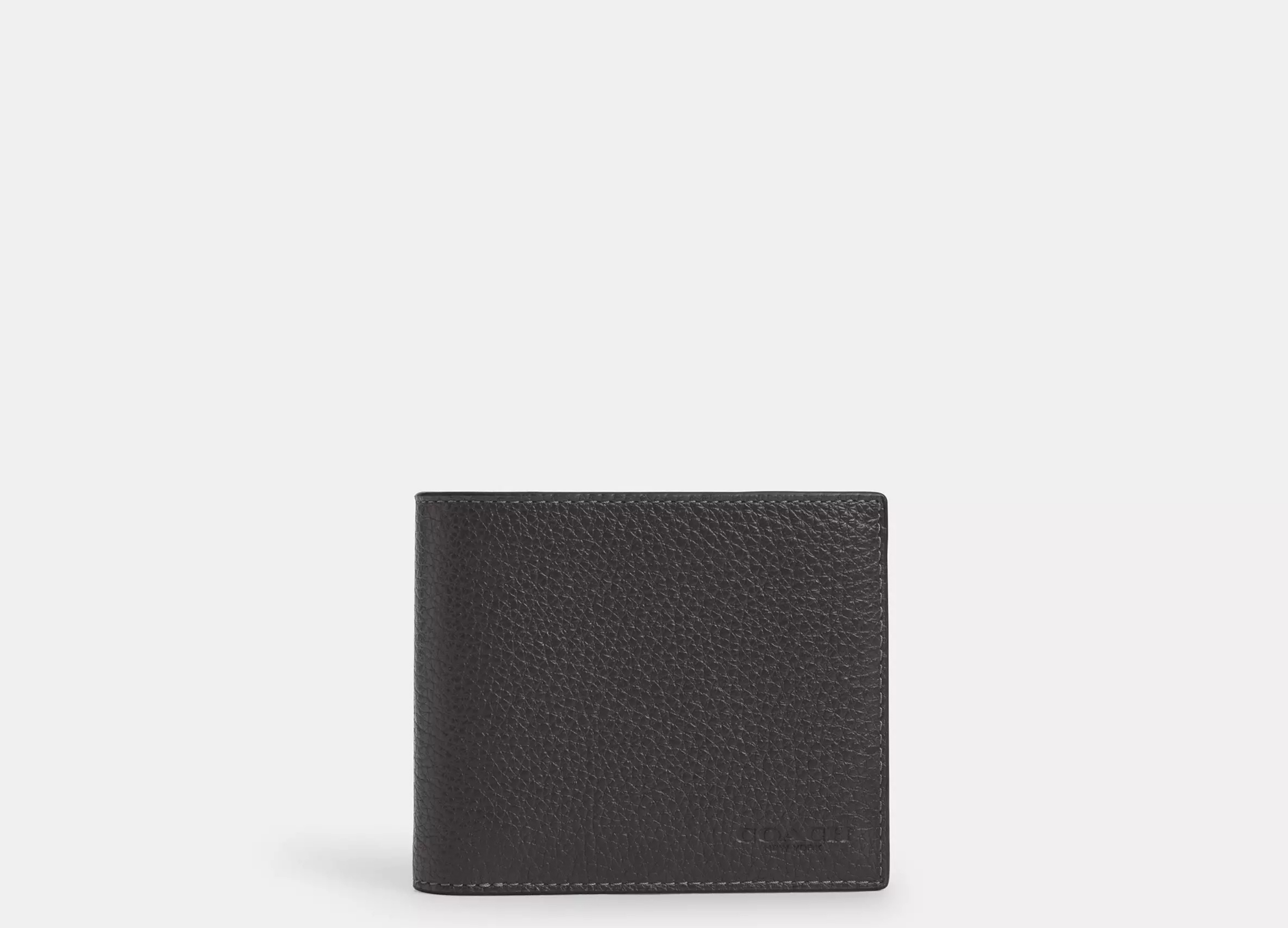 Coach 3 In 1 Wallet In Signature Canvas -  Pebbled leather/Graphite