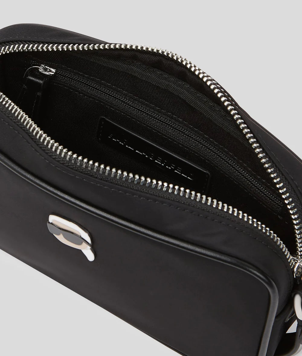 KarlLagerfeld Ikon Nylon Camera Bag Black