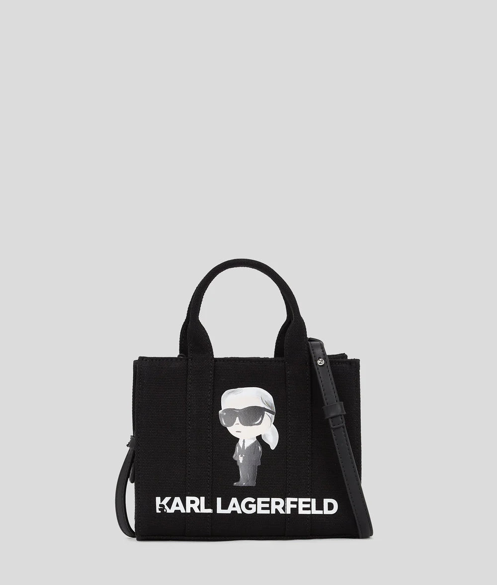 KarlLagerfeld Ikon Mini Tote Bag Black