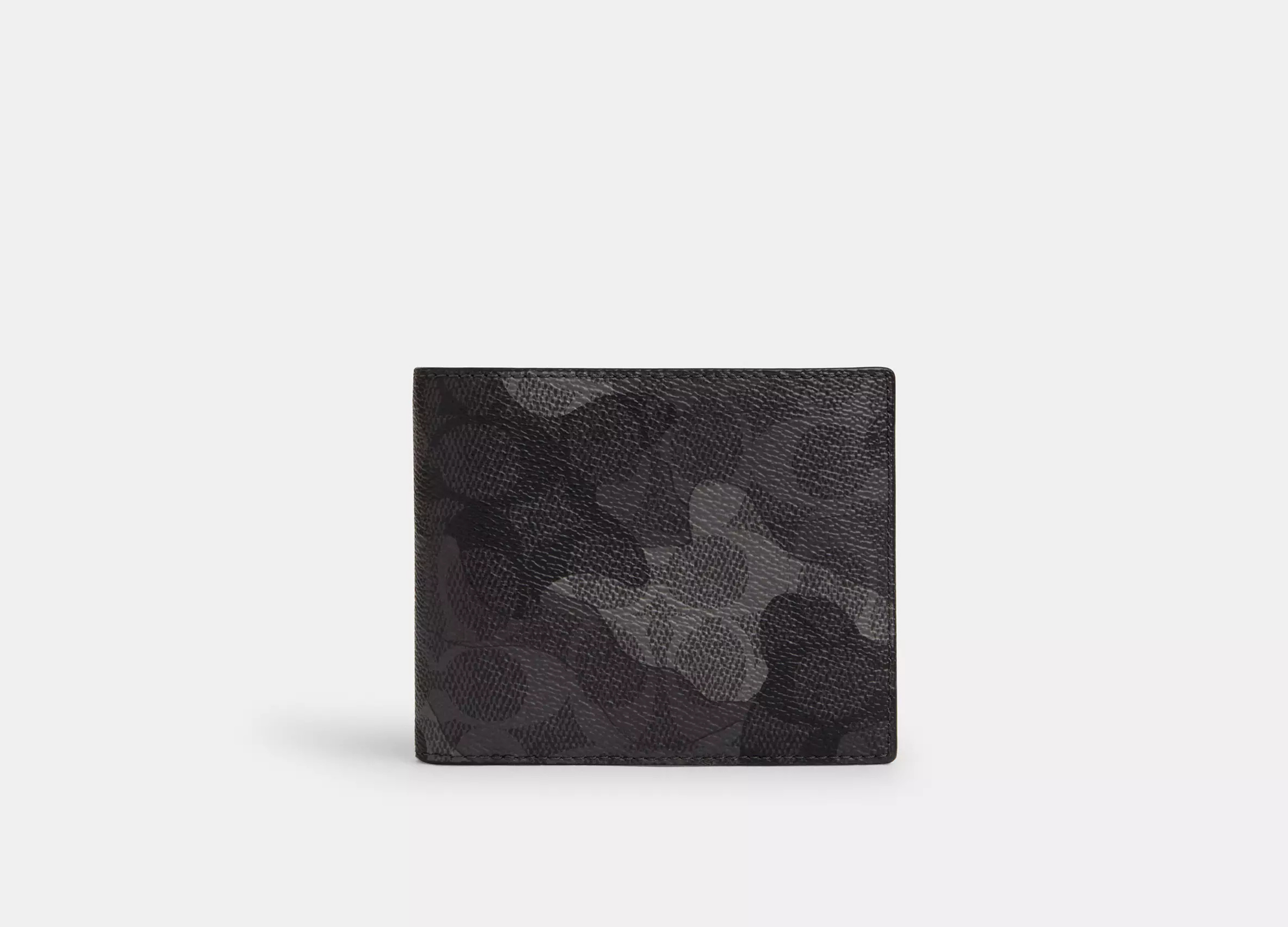 Coach 3 In 1 Wallet In Signature Canvas -  Signature canvas/Grey Multi.