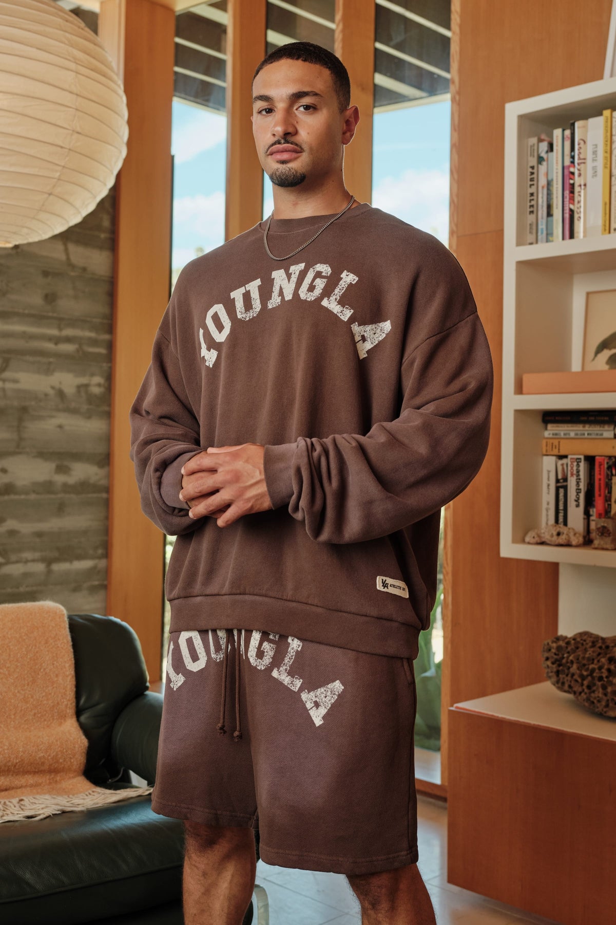 YoungLA 5261 - Arc Collection - Crewnecks 'Brown Wash'
