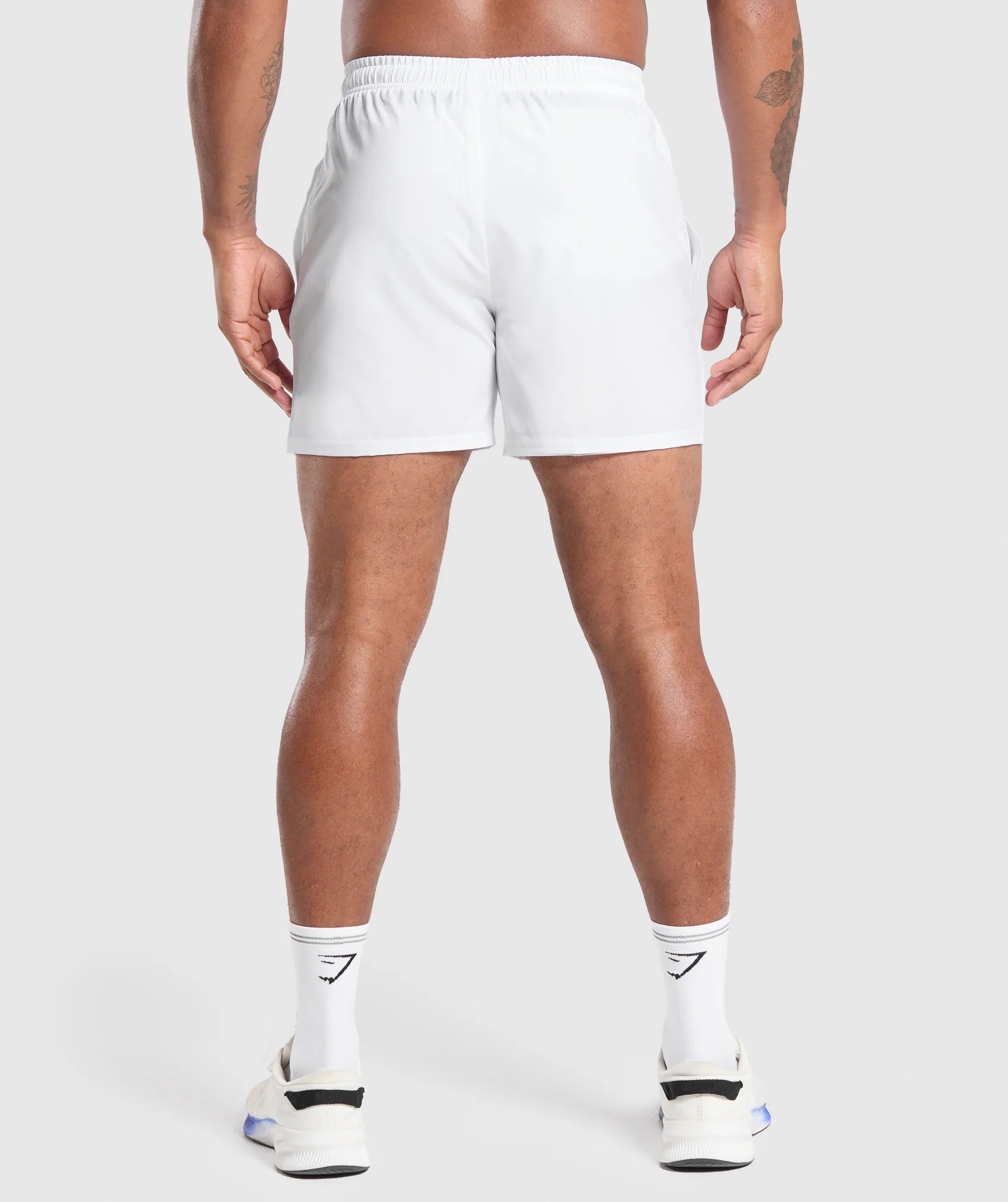Gymshark Arrival 5" Shorts White