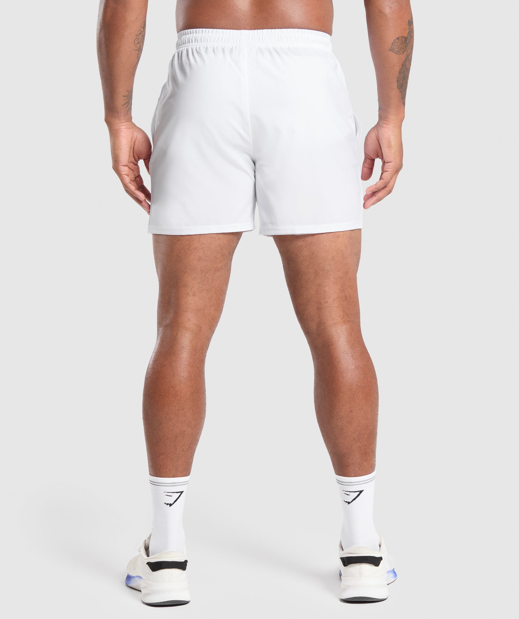 Gymshark Arrival 5" Shorts 'White'