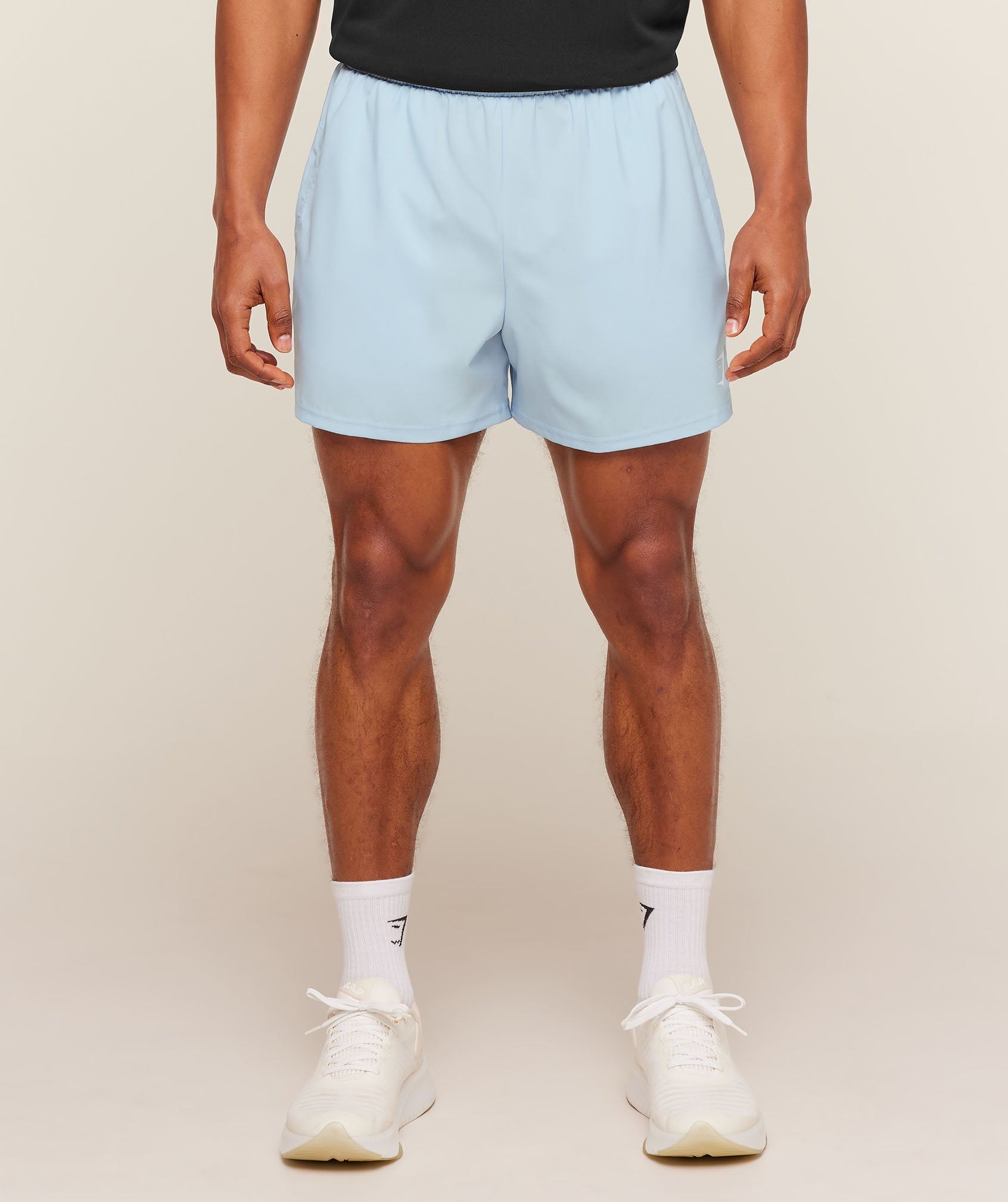Gymshark Arrival Contrast Shorts 'Chilled Blue White'