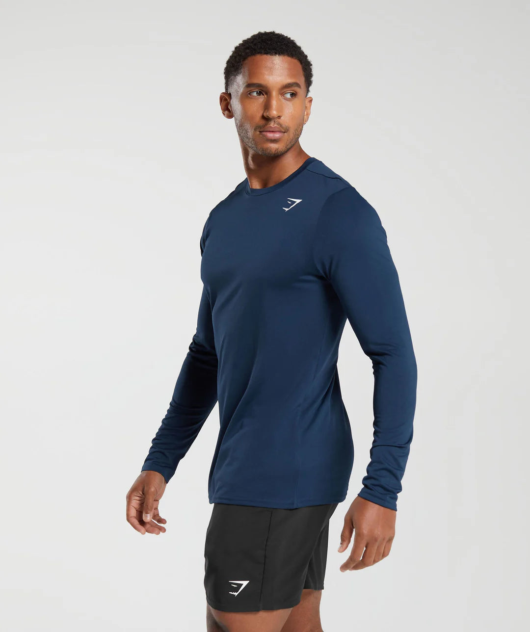 Gymshark Arrival Long Sleeve T-Shirt 'Navy'