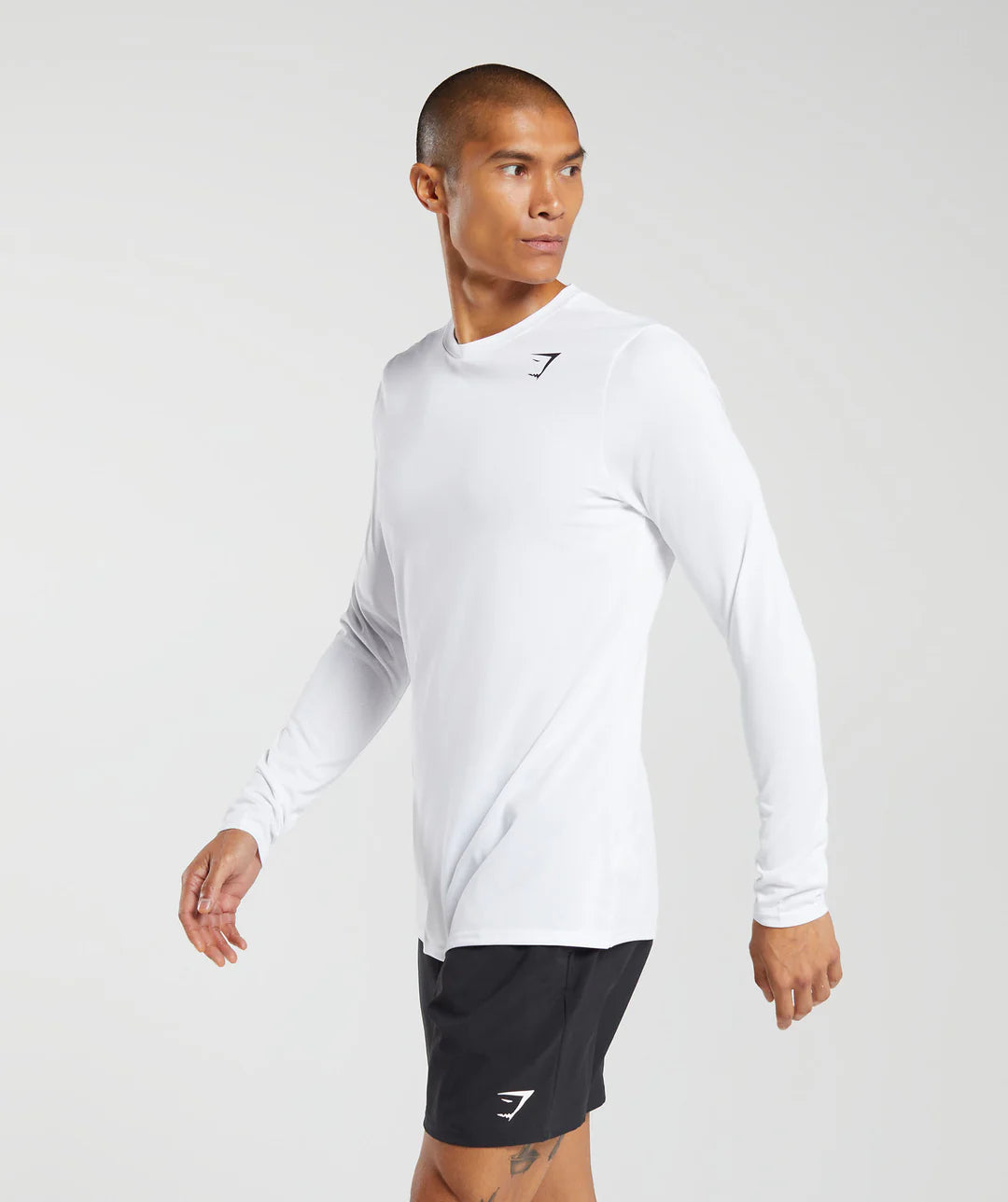 Gymshark Arrival Long Sleeve T-Shirt 'White'