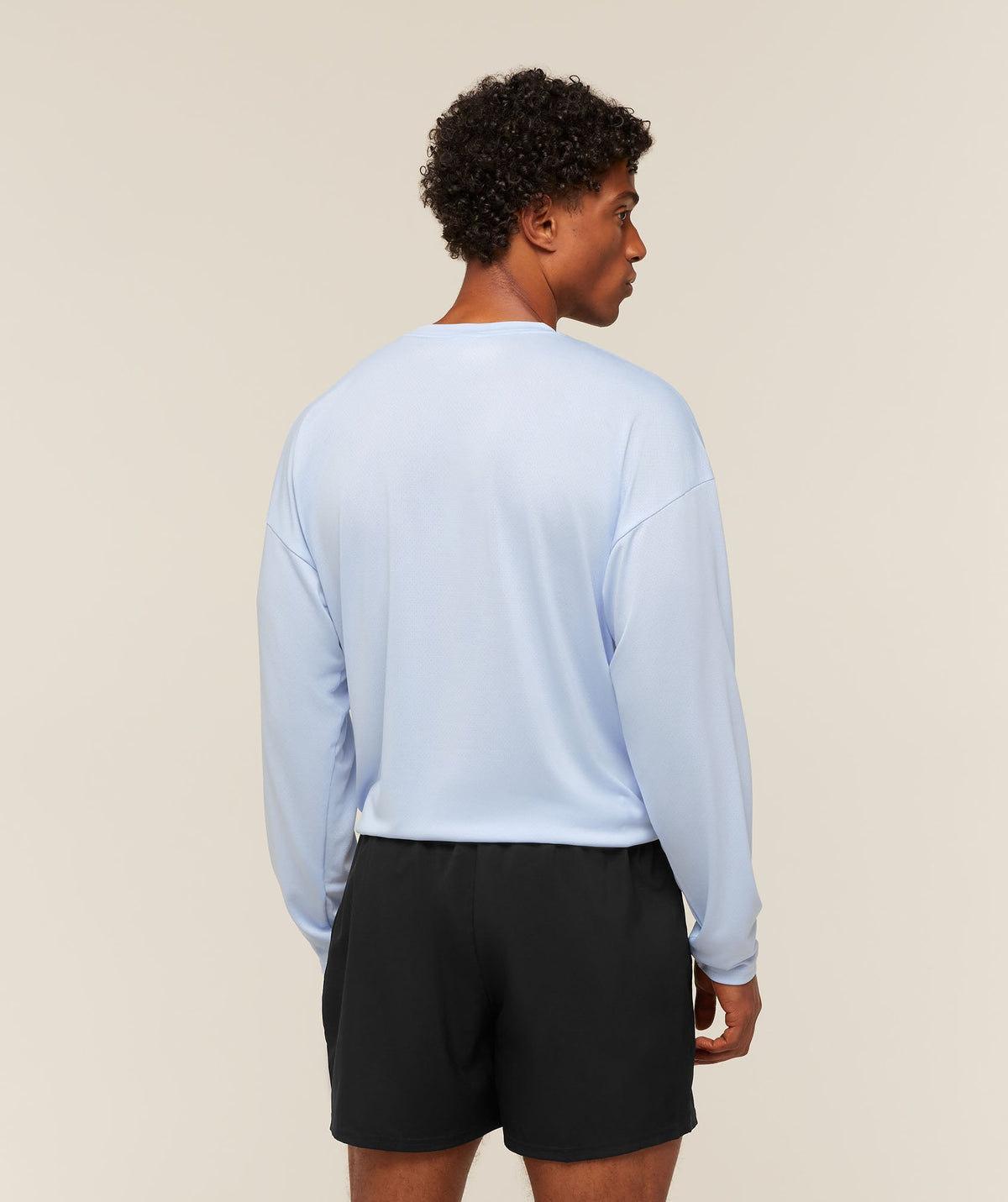 Gymshark Arrival Oversized Long Sleeve T-Shirt 'Tranquil Blue'
