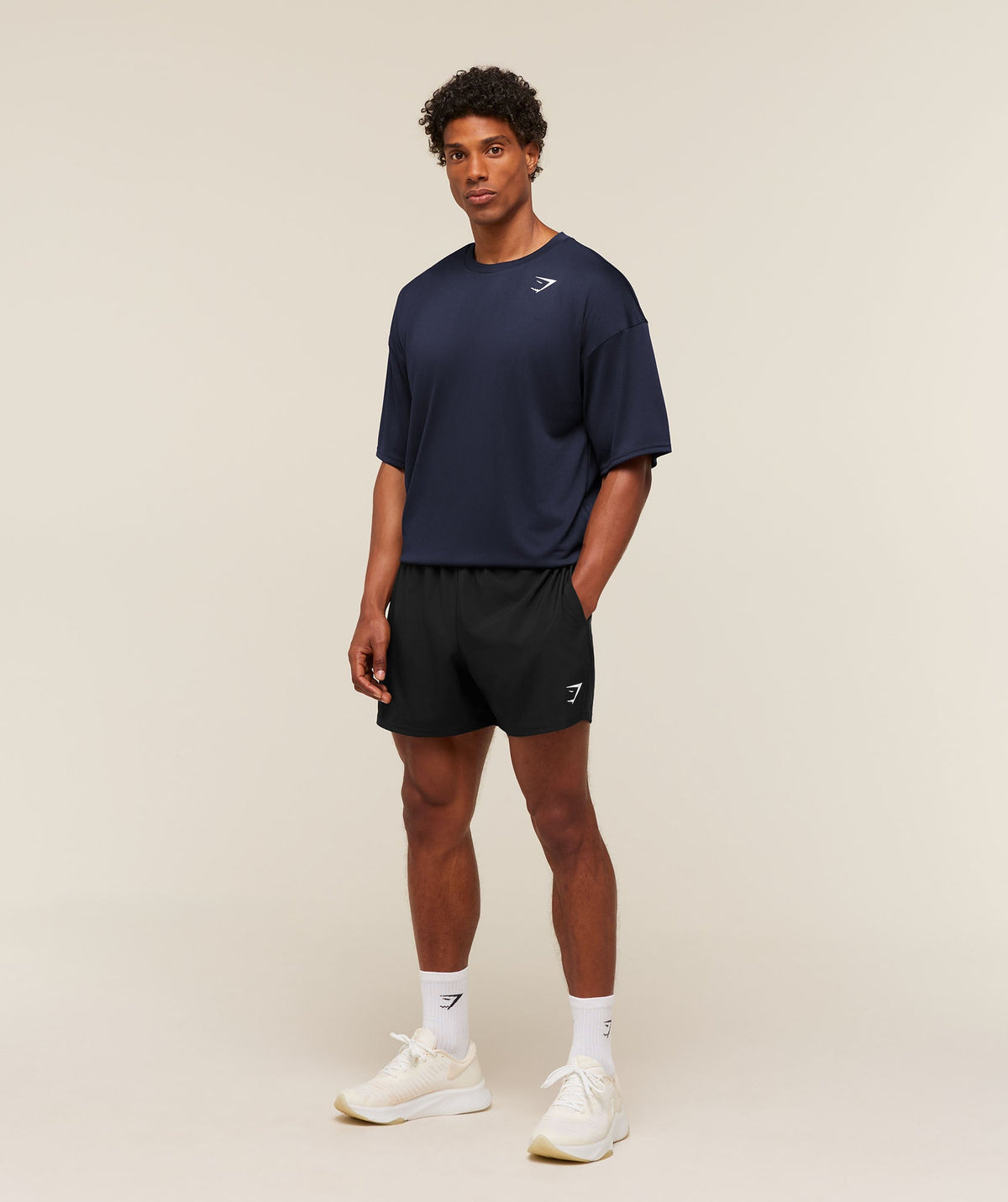 Gymshark Arrival Oversized T-Shirt 'Heavy Blue'