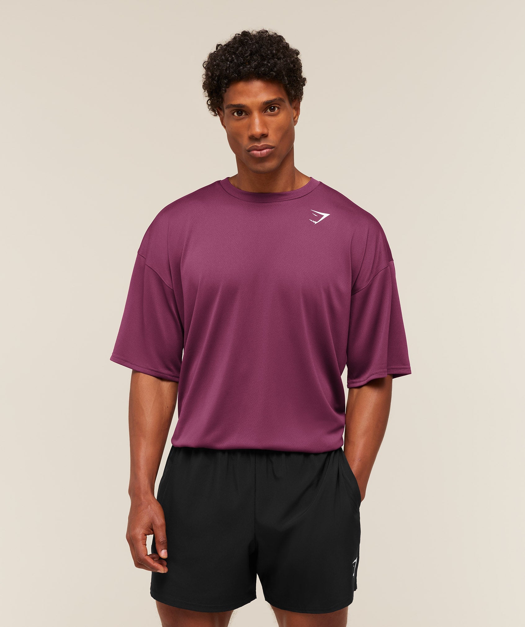 Gymshark Arrival Oversized T-Shirt 'Strength Pink'