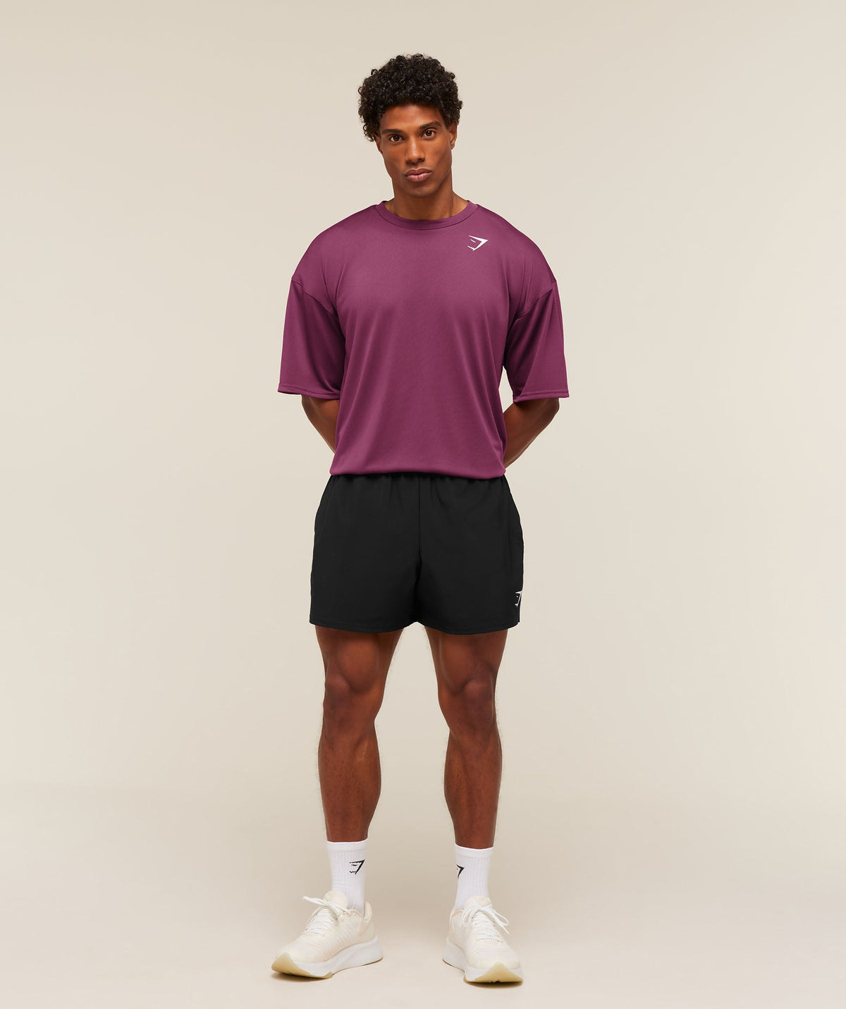 Gymshark Arrival Oversized T-Shirt 'Strength Pink'