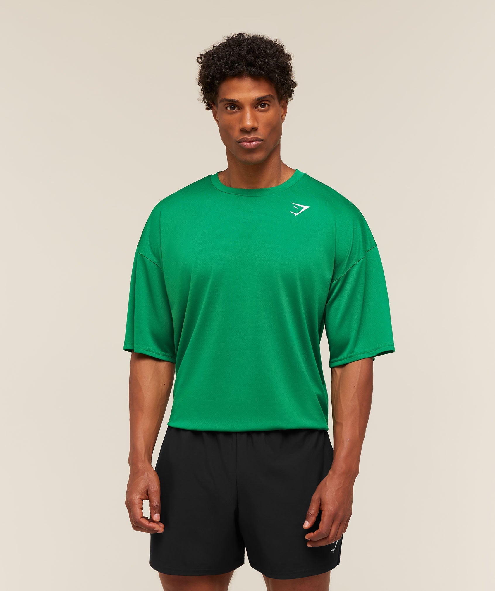 Gymshark Arrival Oversized T-Shirt 'Track Green'