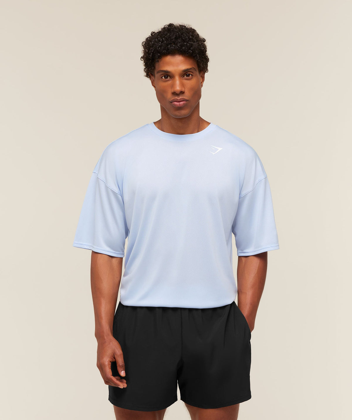 Gymshark Arrival Oversized T-Shirt 'Tranquil Blue'