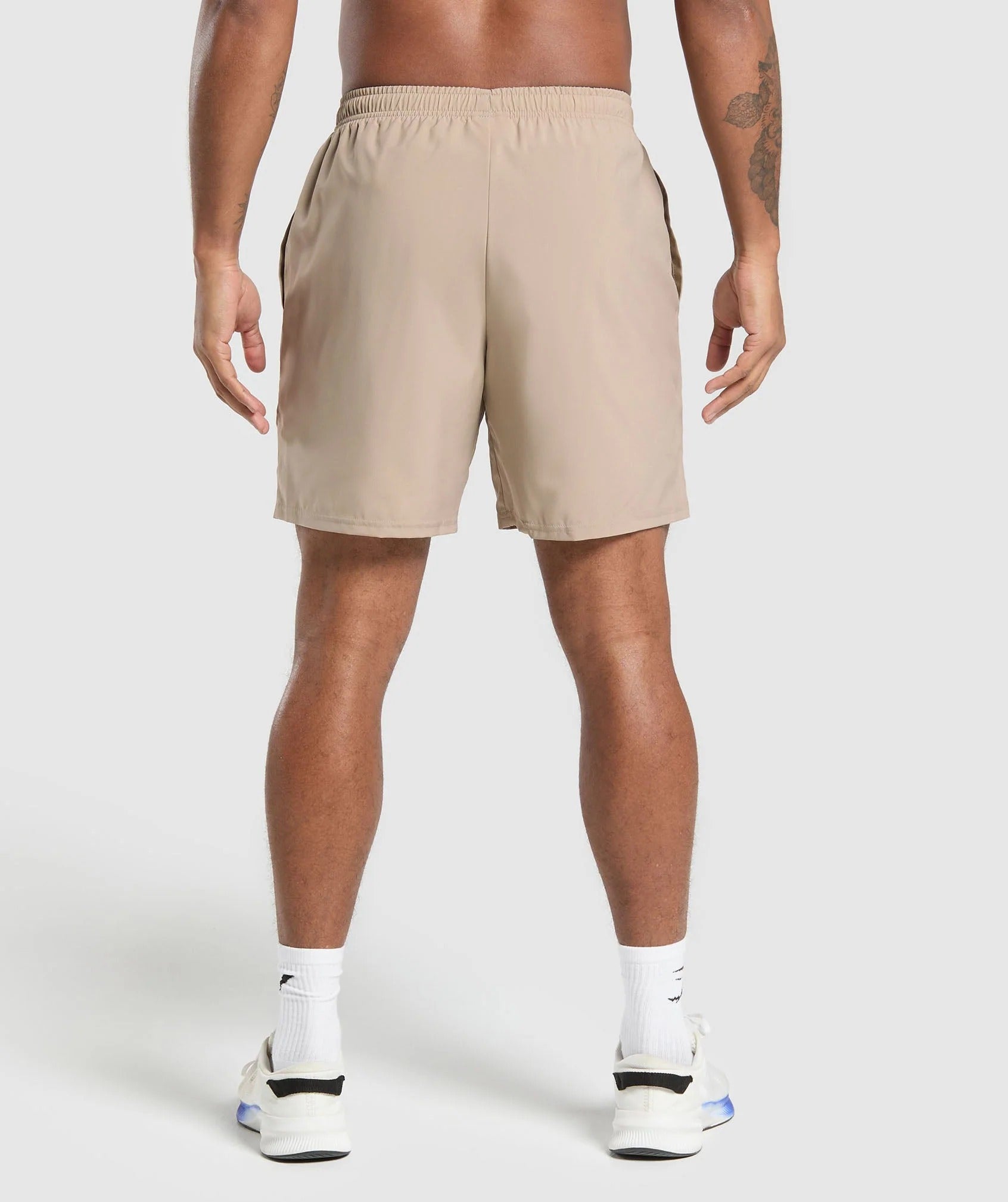 Gymshark Arrival 7" Shorts Cement Brown