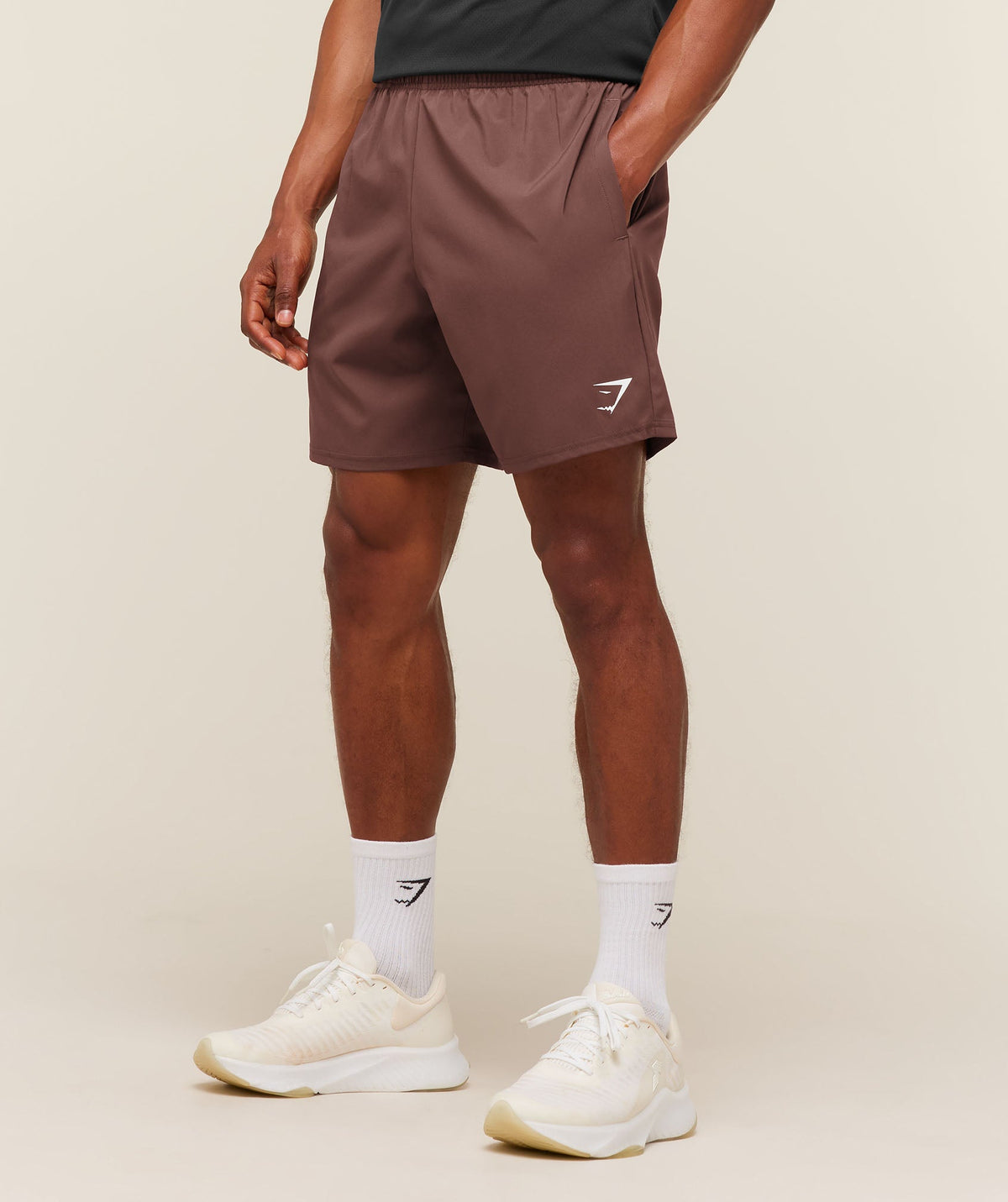 Gymshark Arrival 7" Shorts 'Espresso Brown'