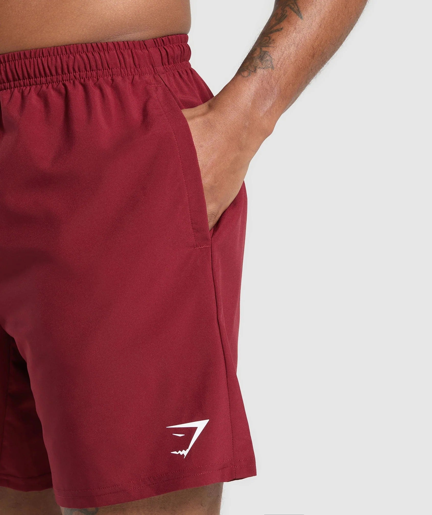 Gymshark Arrival 7" Shorts Sets Red