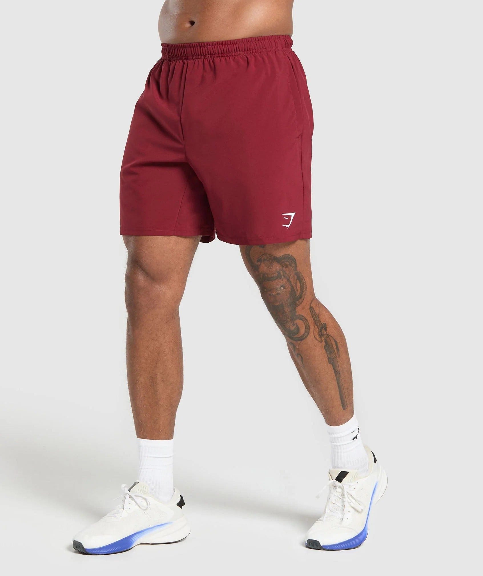 Gymshark Arrival 7" Shorts Sets Red