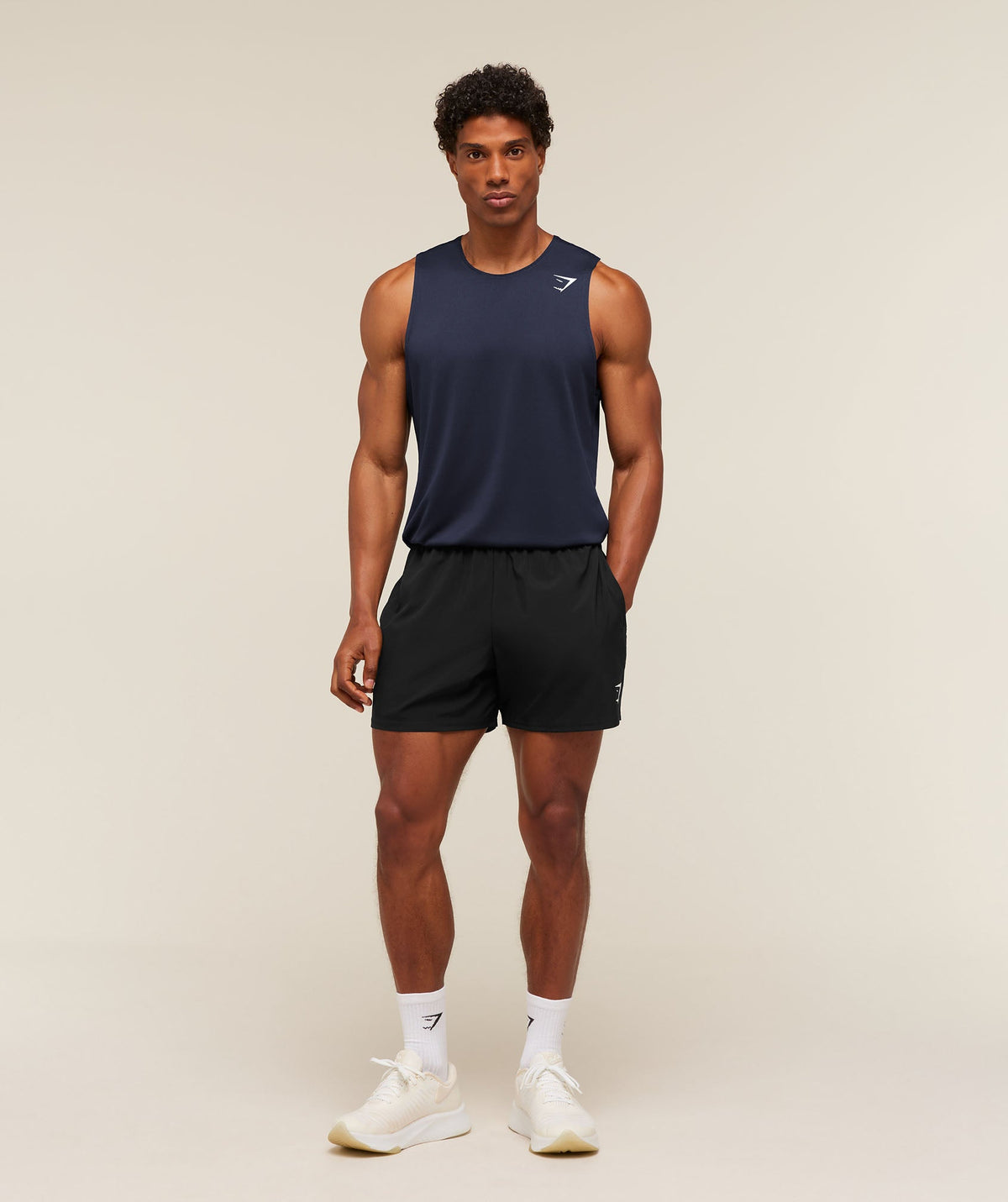 Gymshark Arrival Tank 'Heavy Blue'