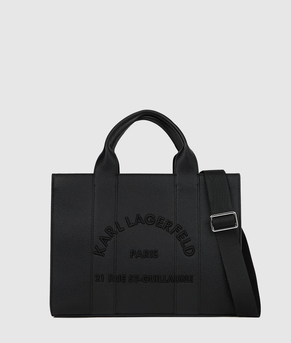 KarlLagerfeld Rue St-Guillaume Medium Tote Bag Black