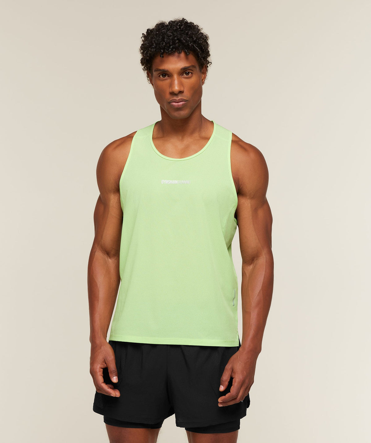 Gymshark Running Tank 'Pace Green'
