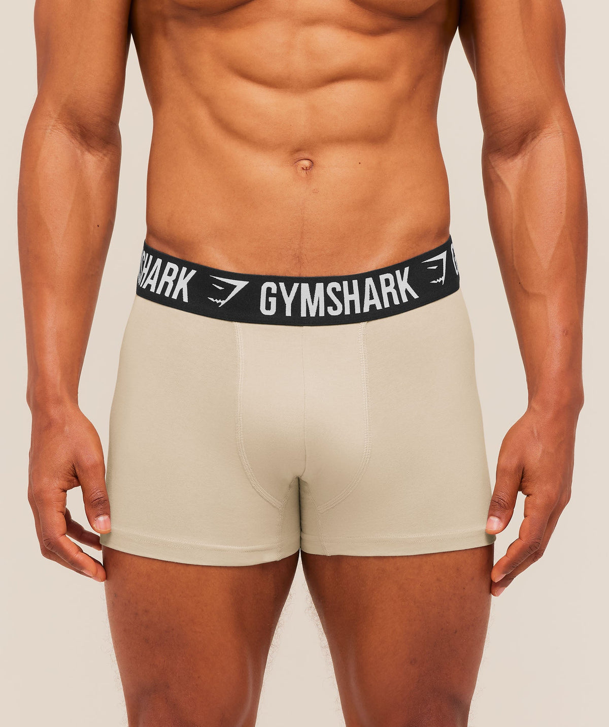 Gymshark Boxer Brief 3PK 'Chalk Beige Canvas GreenCherry Purple'