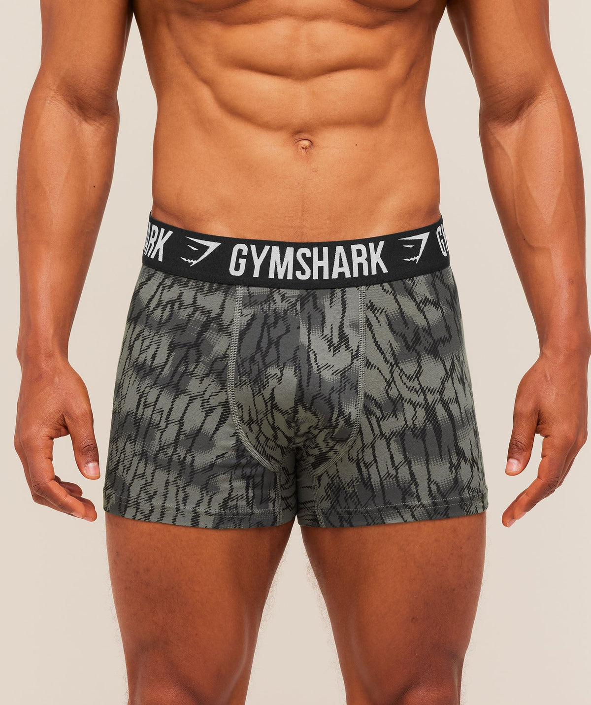 Gymshark Boxer Brief 5PK 'Ash Grey Chalk Beige Lifestyle Brown Espresso Brown'