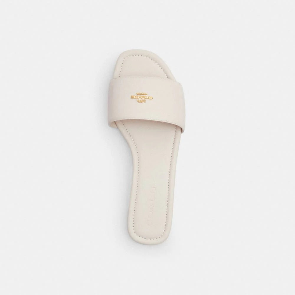 Coach Slide Sandal Chalk