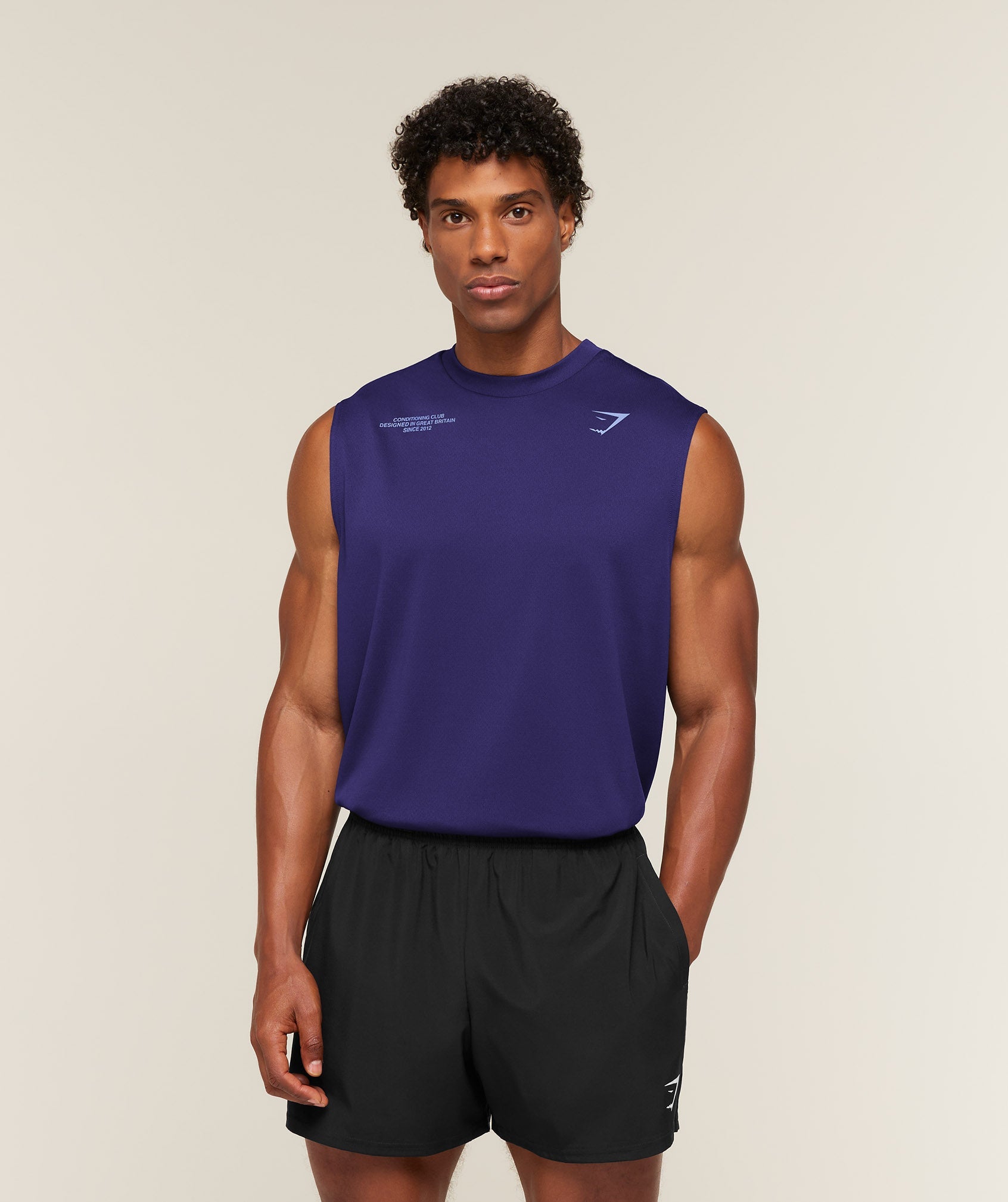 Gymshark Conditioning Club Tank 'Indigo Purple Steady Purple'