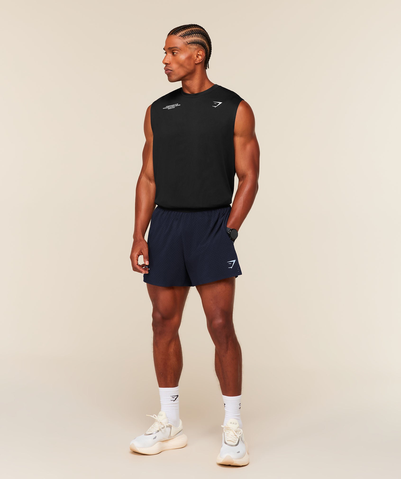 Gymshark Conditioning Club 4" Shorts 'Heavy Blue Tranquil Blue'